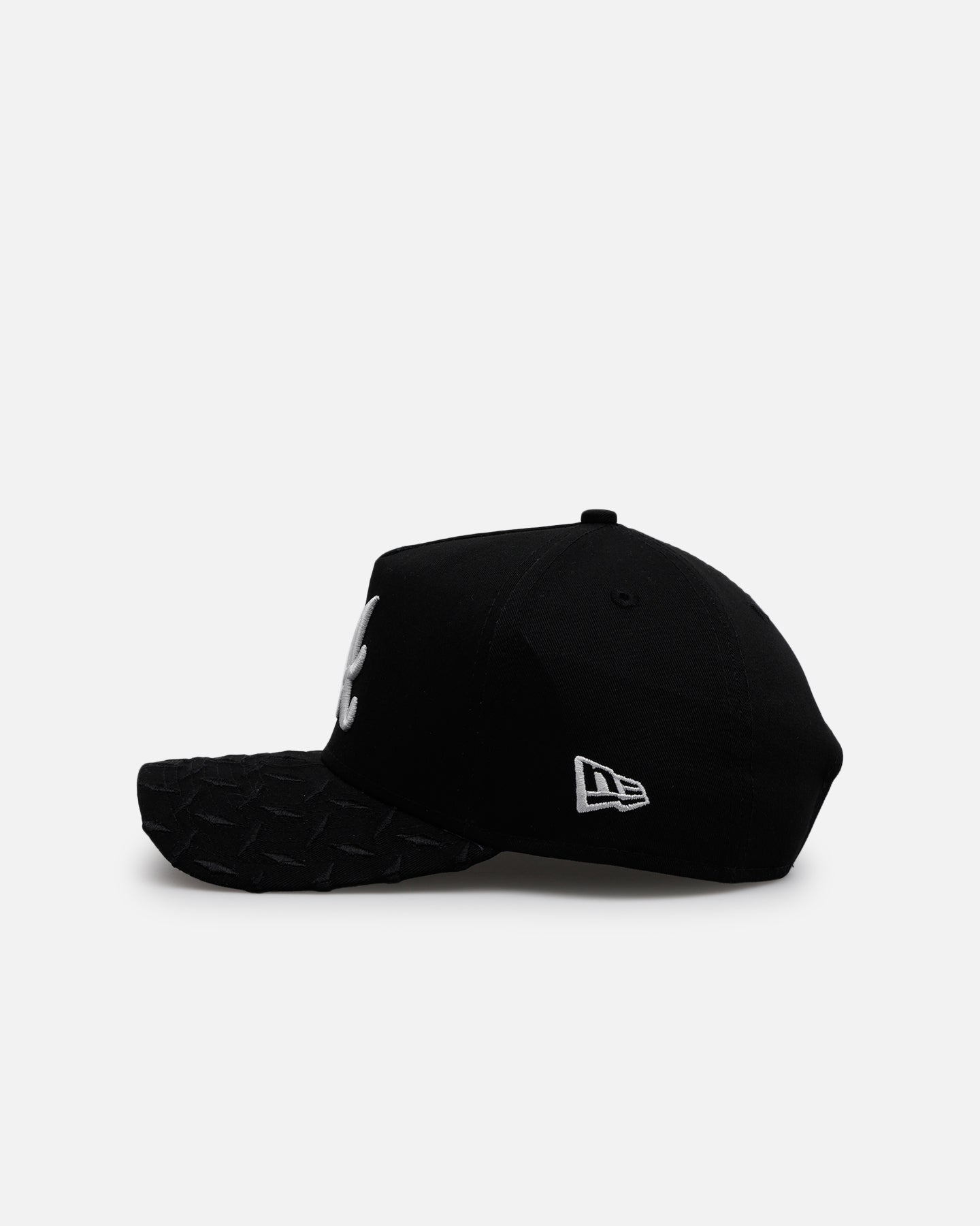 New Era Atlanta Braves 'Dark Steel' 9FORTY A-Frame Snapback Black/Grey