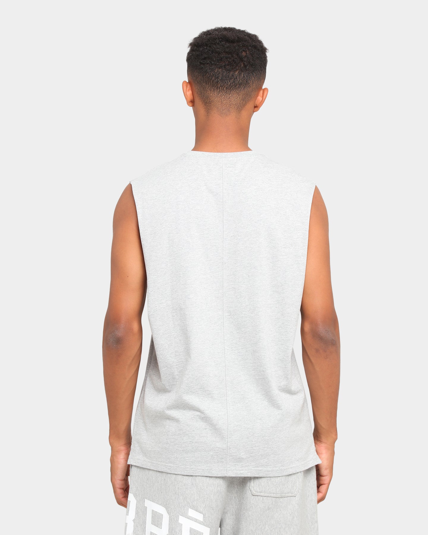 Carré Enorme Split Muscle T-Shirt Grey Marle