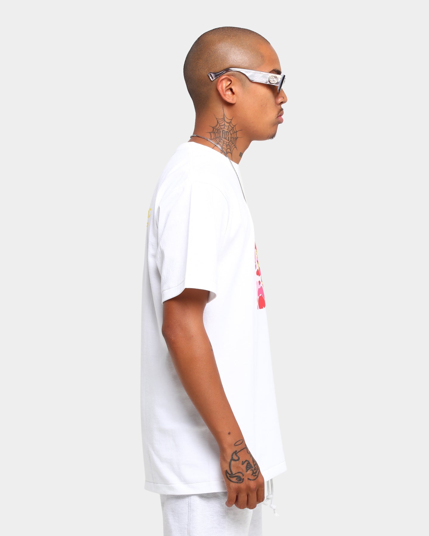 Anti Social Social Club BAPE x ASSC Camo Box T-Shirt White/Pink