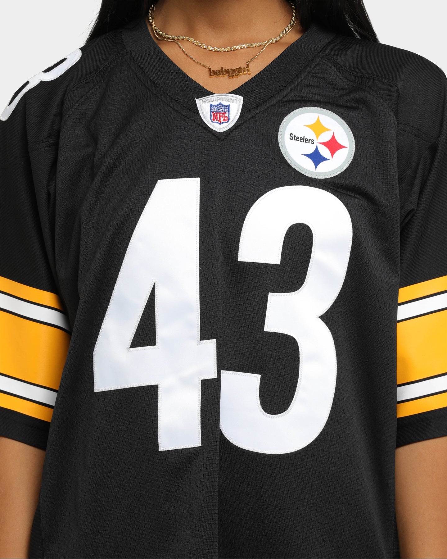 Mitchell & Ness Pittsburgh Steelers Troy Polamalu #43 '05 Legacy Jersey Black Style001
