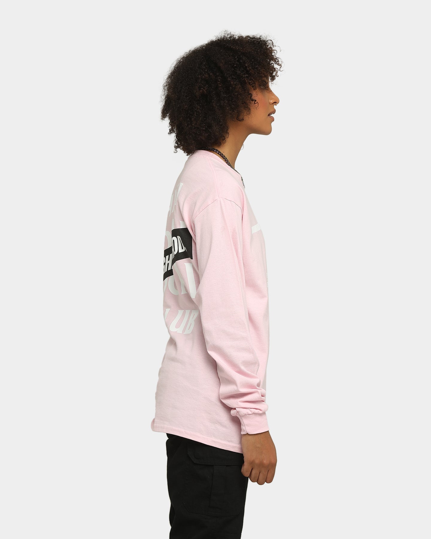Anti Social Social Club AW05 Long Sleeve T-Shirt Pink Style001
