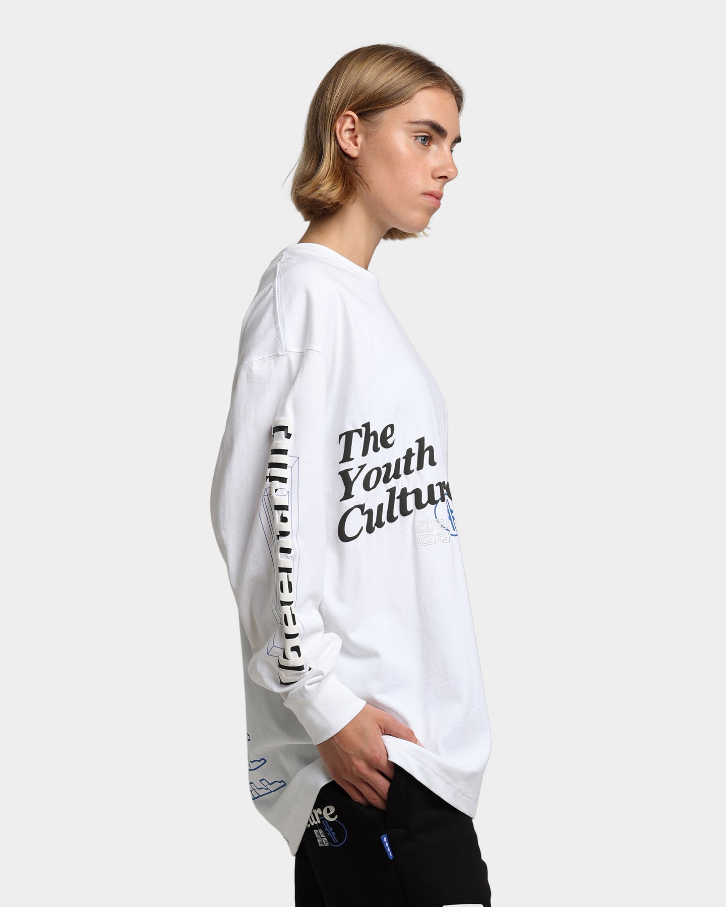 BEENTRILL Industries Long Sleeve T-Shirt White Style001