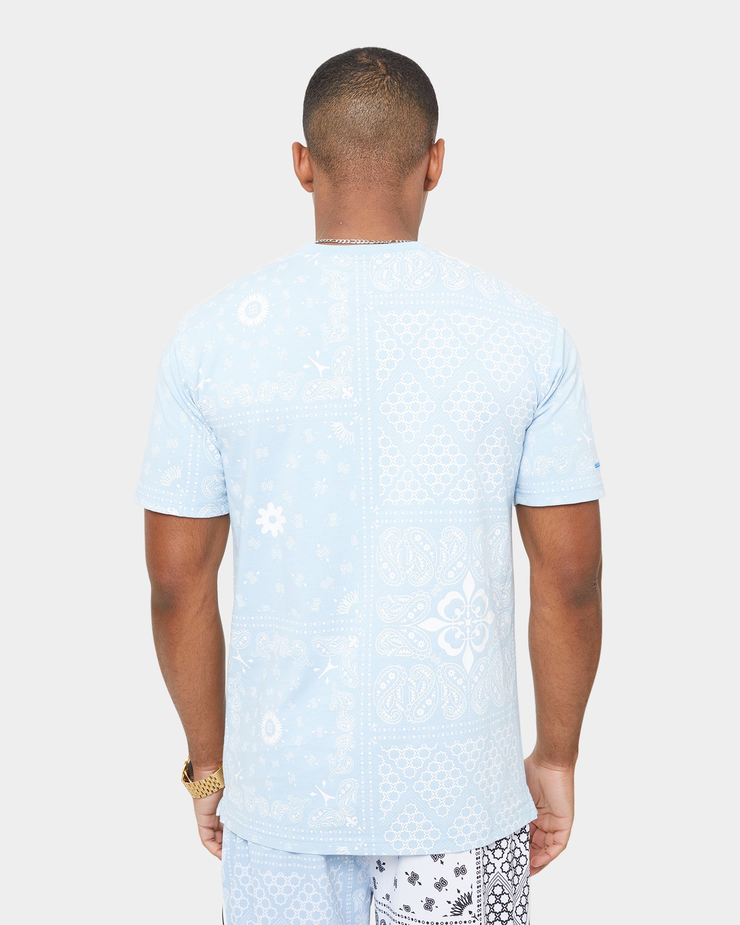 Carre Bandana Ultra Classic Short Sleeve T-Shirt Light Blue