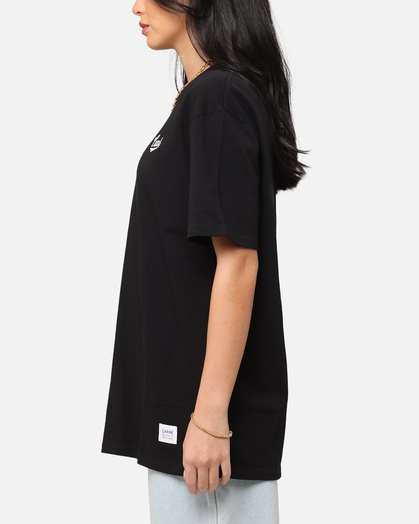 Carré Simplicité Classic Short Sleeve T-Shirt Black Style001
