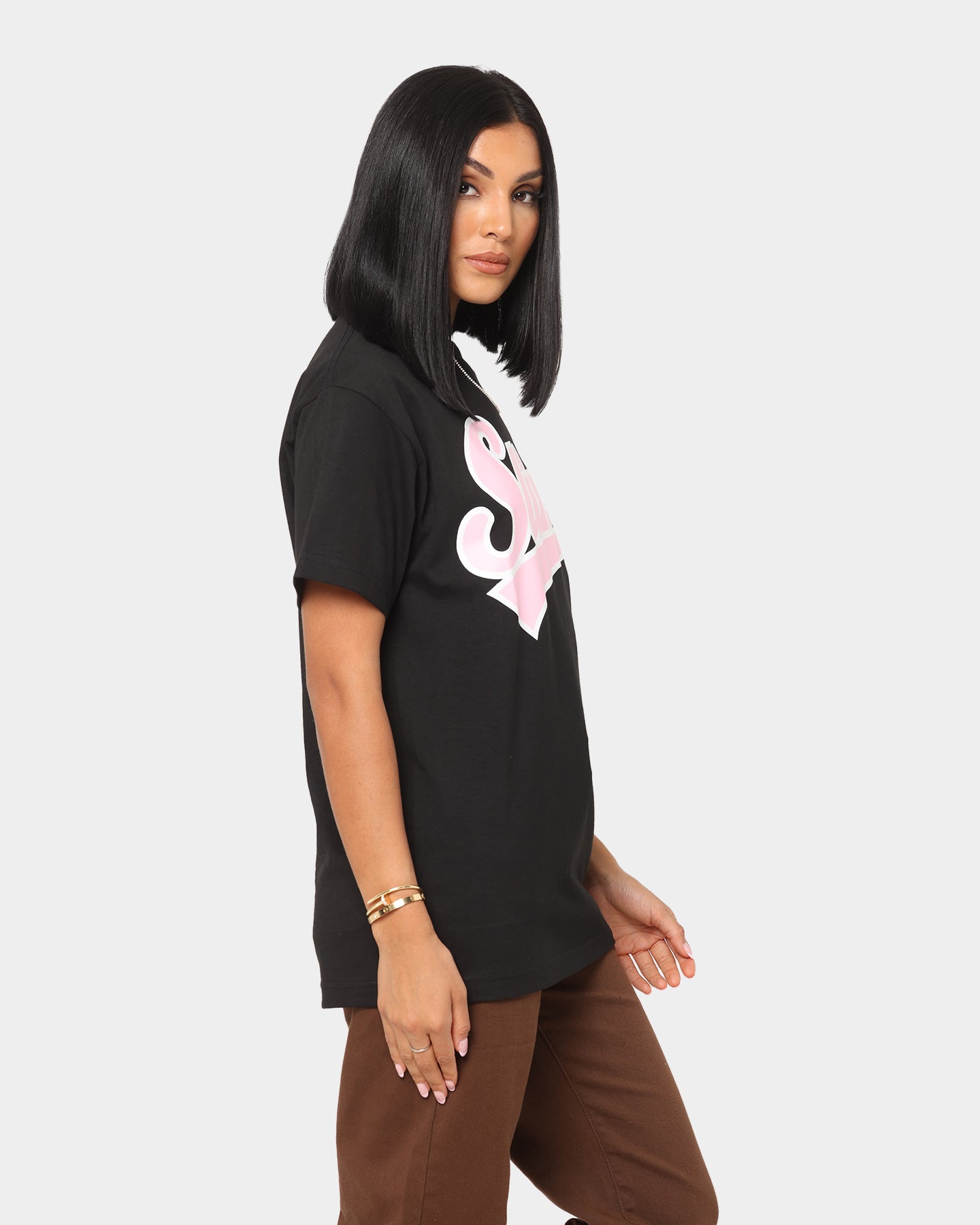 Los Angeles RadYo! Slime Cursive T-Shirt Black Style001