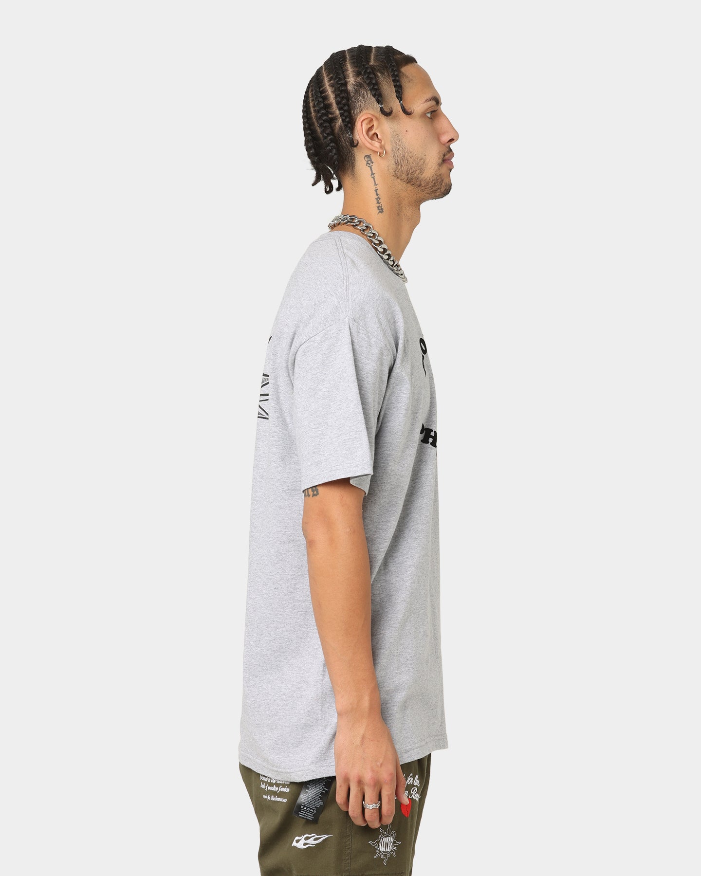 HUF X Playboy Photo Dept T-Shirt Grey Heather
