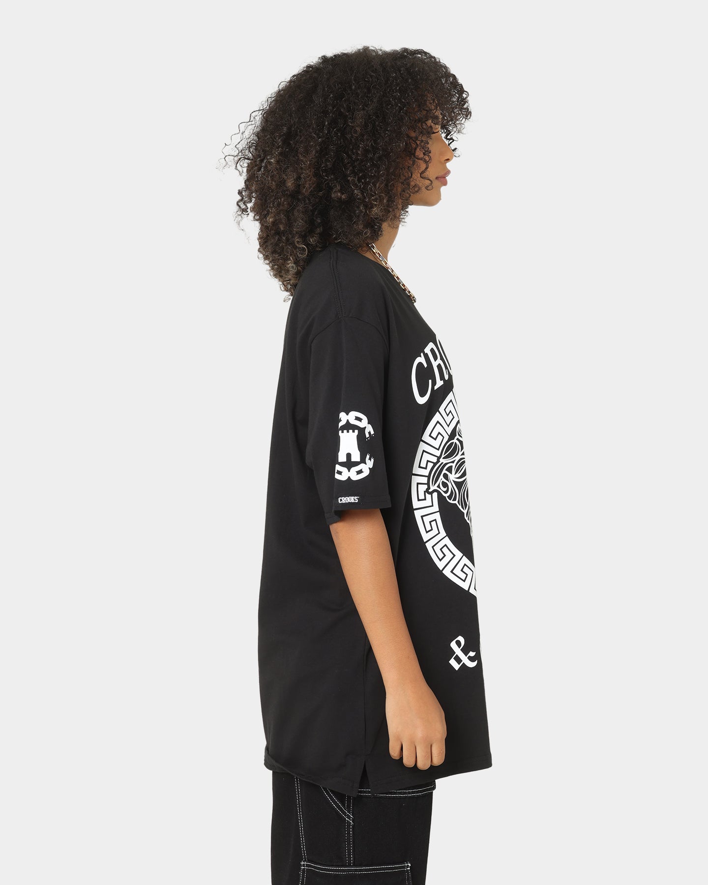 Crooks & Castles Bandito Timeless T-Shirt Black Style001
