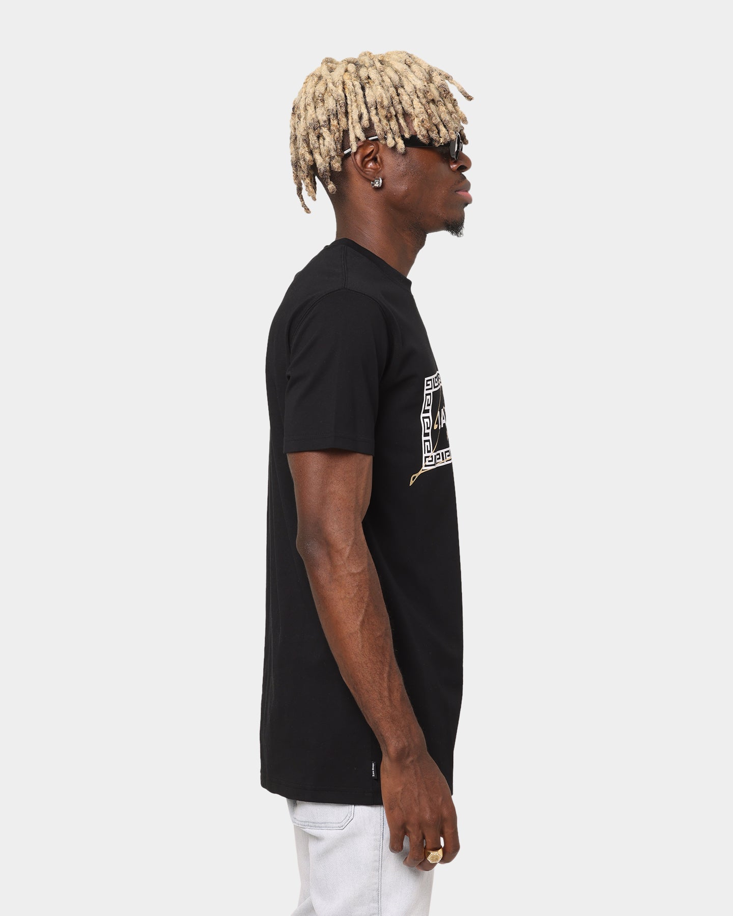 Last Kings Boxed Script T-Shirt Black