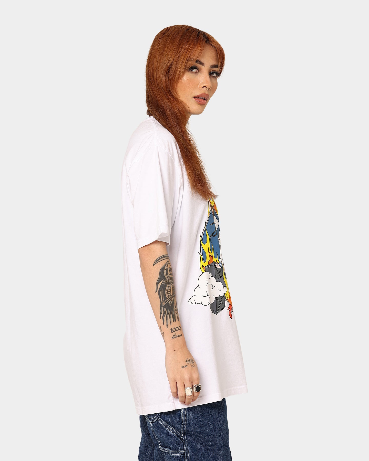 Lifted Anchors Warhead T-Shirt White Style001