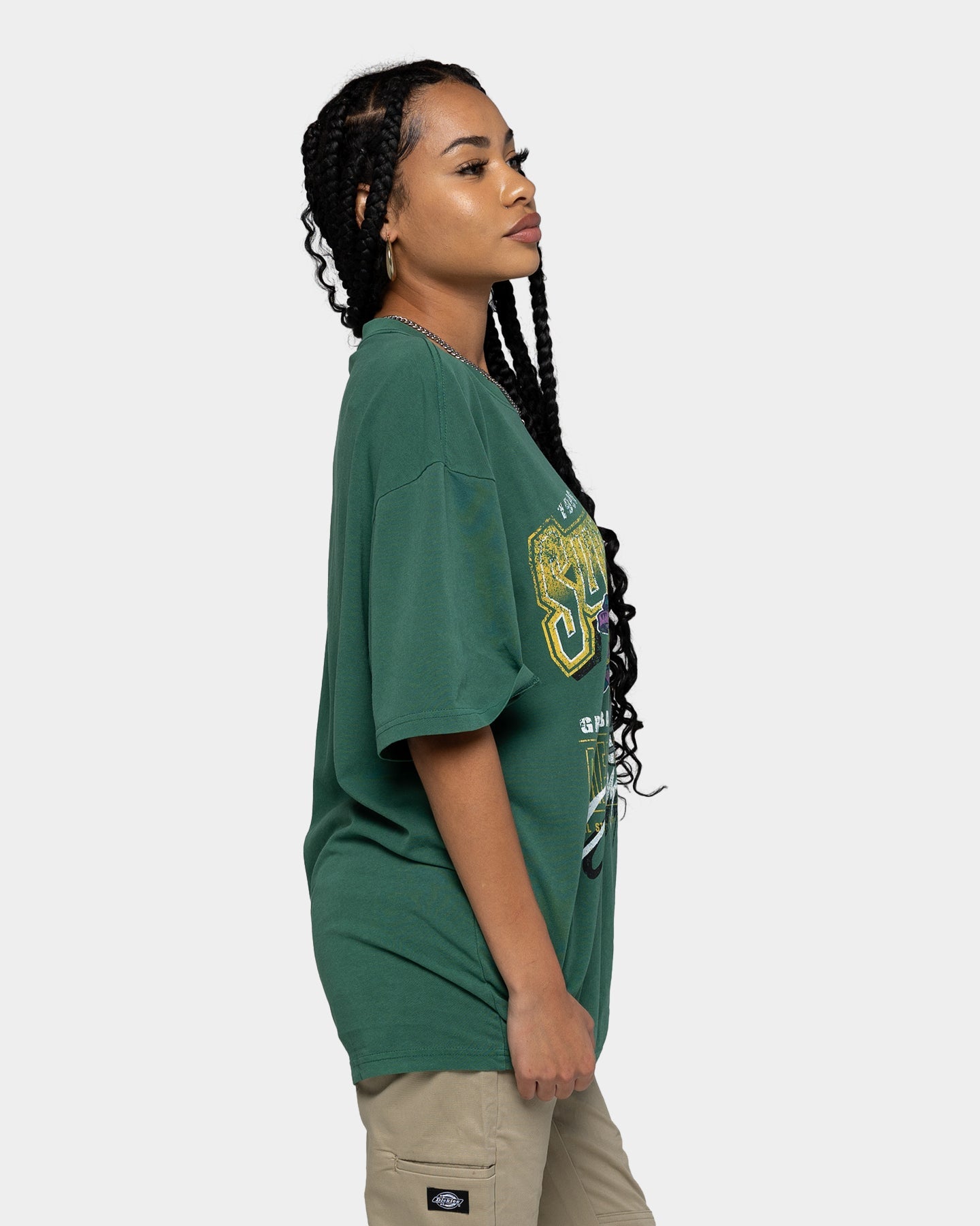 Mitchell & Ness Green Bay Packers Vintage Superbowl T-Shirt Vintage Green Style001