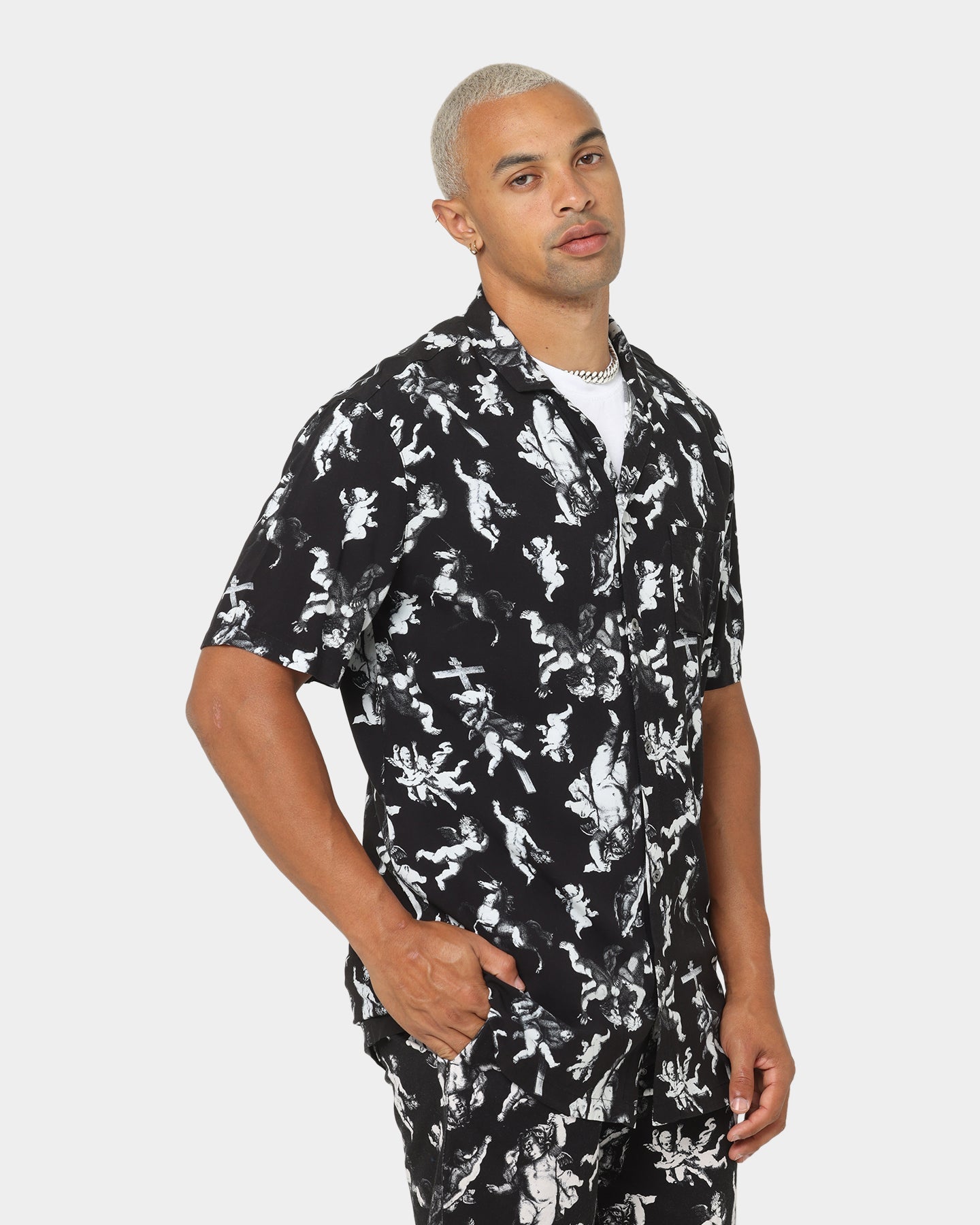 Dead Studios Guardian Angels Shirt Black/White