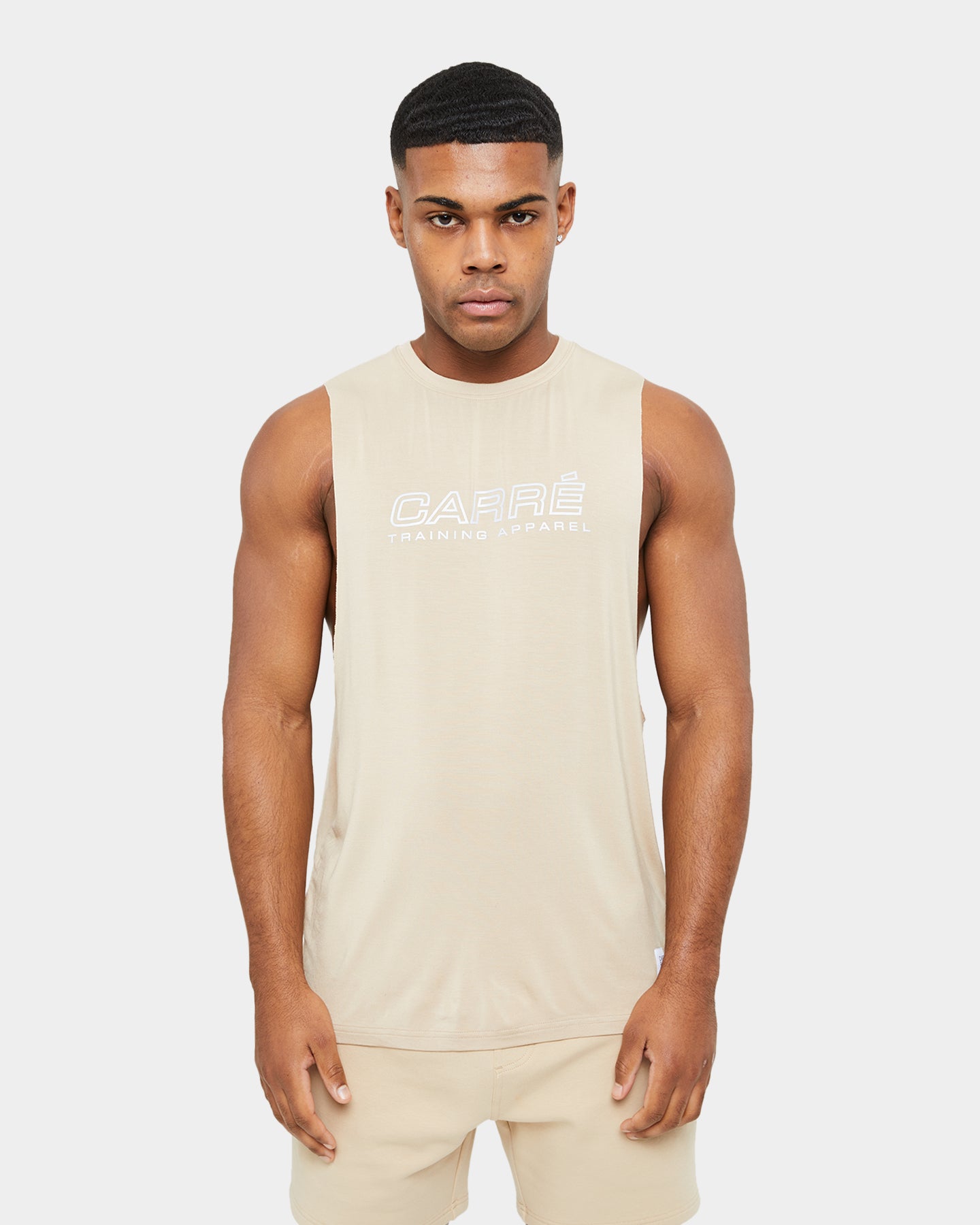 Carre Restart TA Apparel Muscle T-Shirt Stone