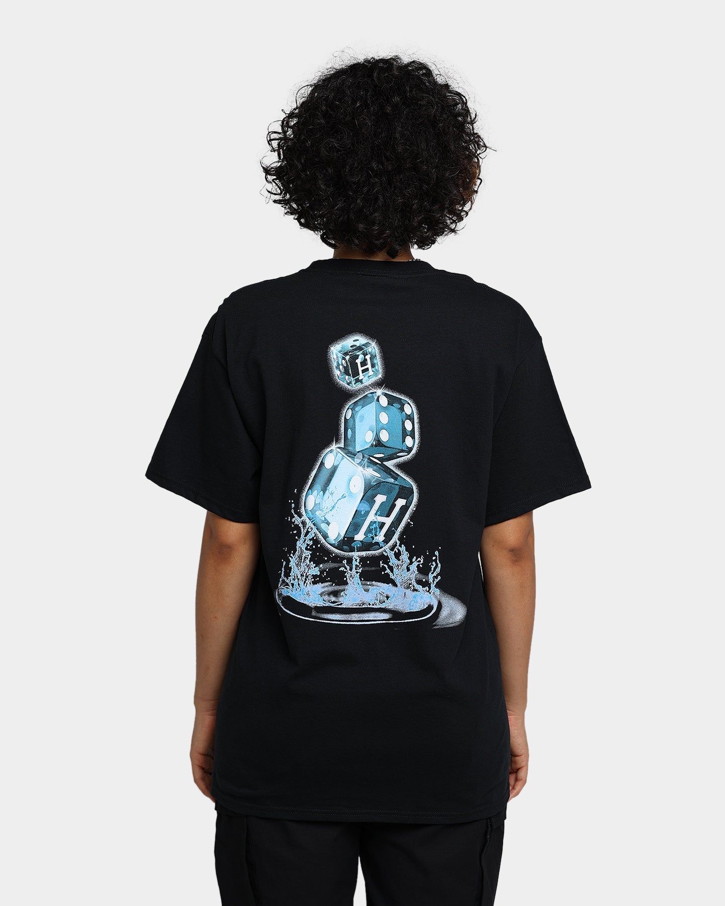 HUF Ice Dice T-Shirt Black Style001