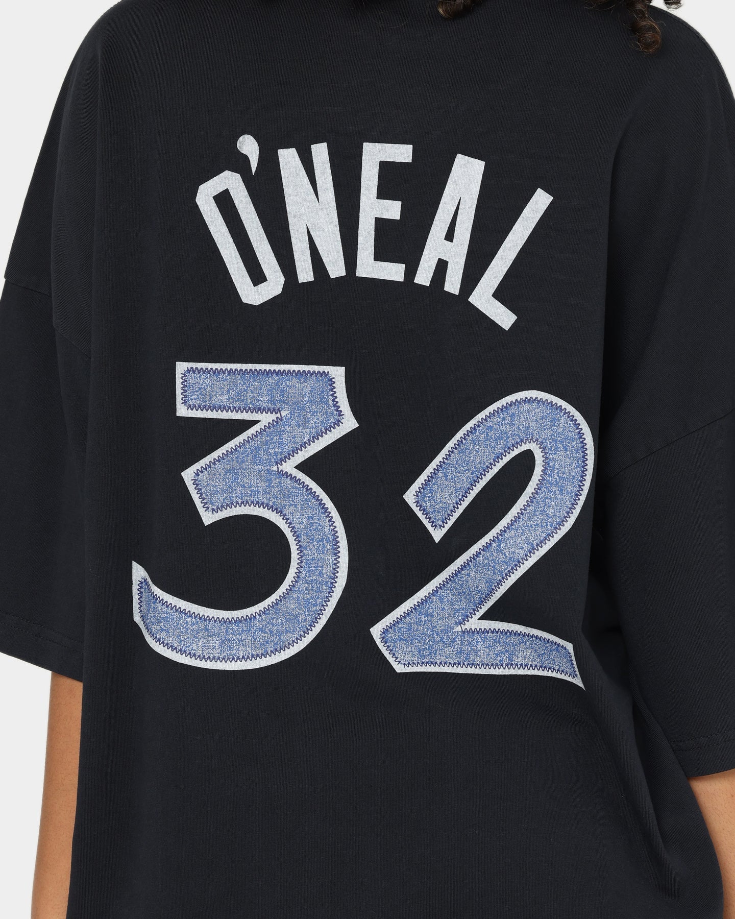Mitchell & Ness Orlando Magic Shaquille O'Neal #32 N & N Oversized T-Shirt Faded Black Style001