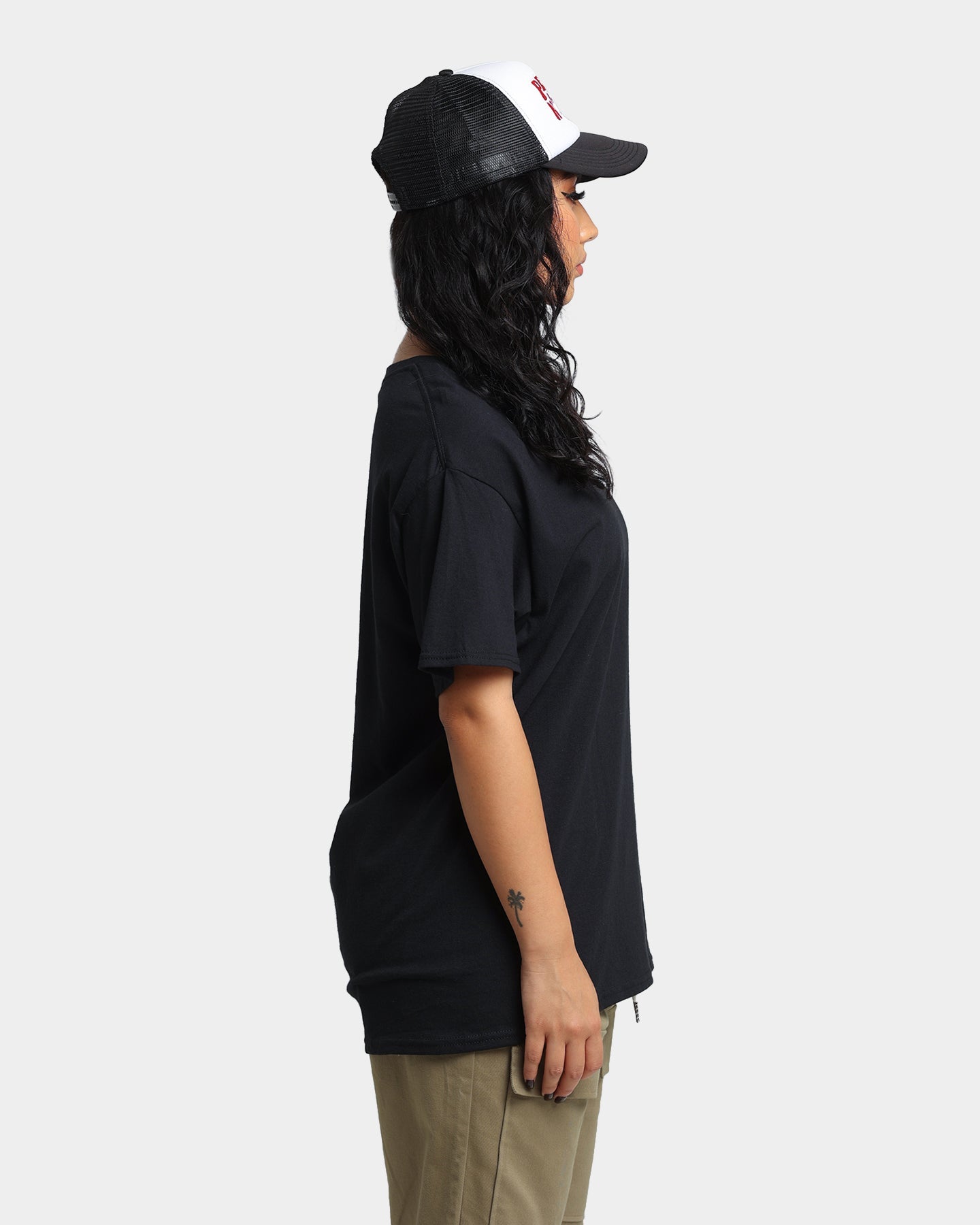 Goat Crew Truck T-Shirt Black Style001