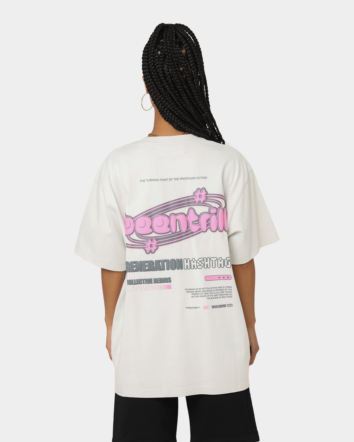BEENTRILL Collective Beings T-Shirt Grey/Grey Style001