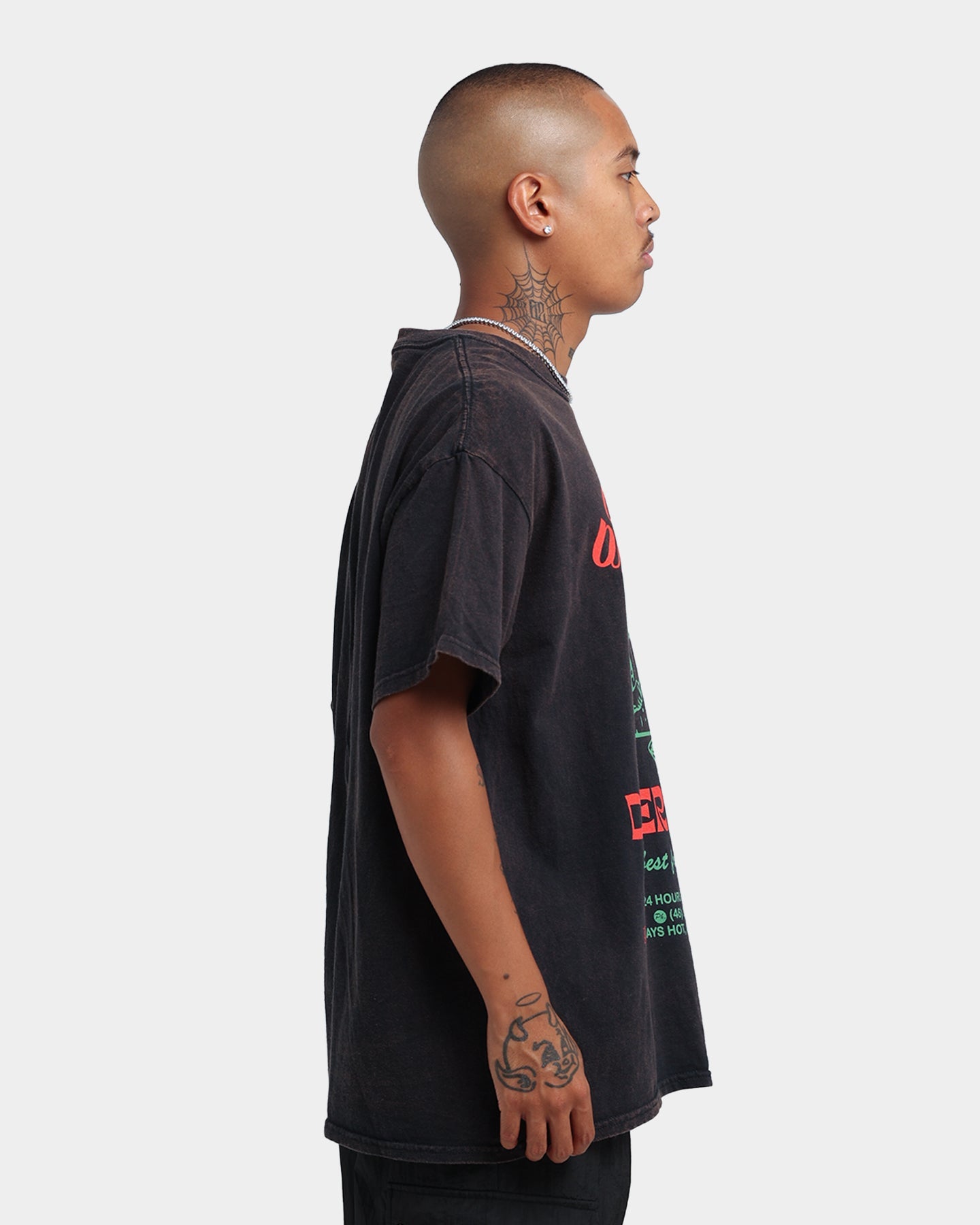 Goat Crew Kebab Shop Vintage T-Shirt Black Wash
