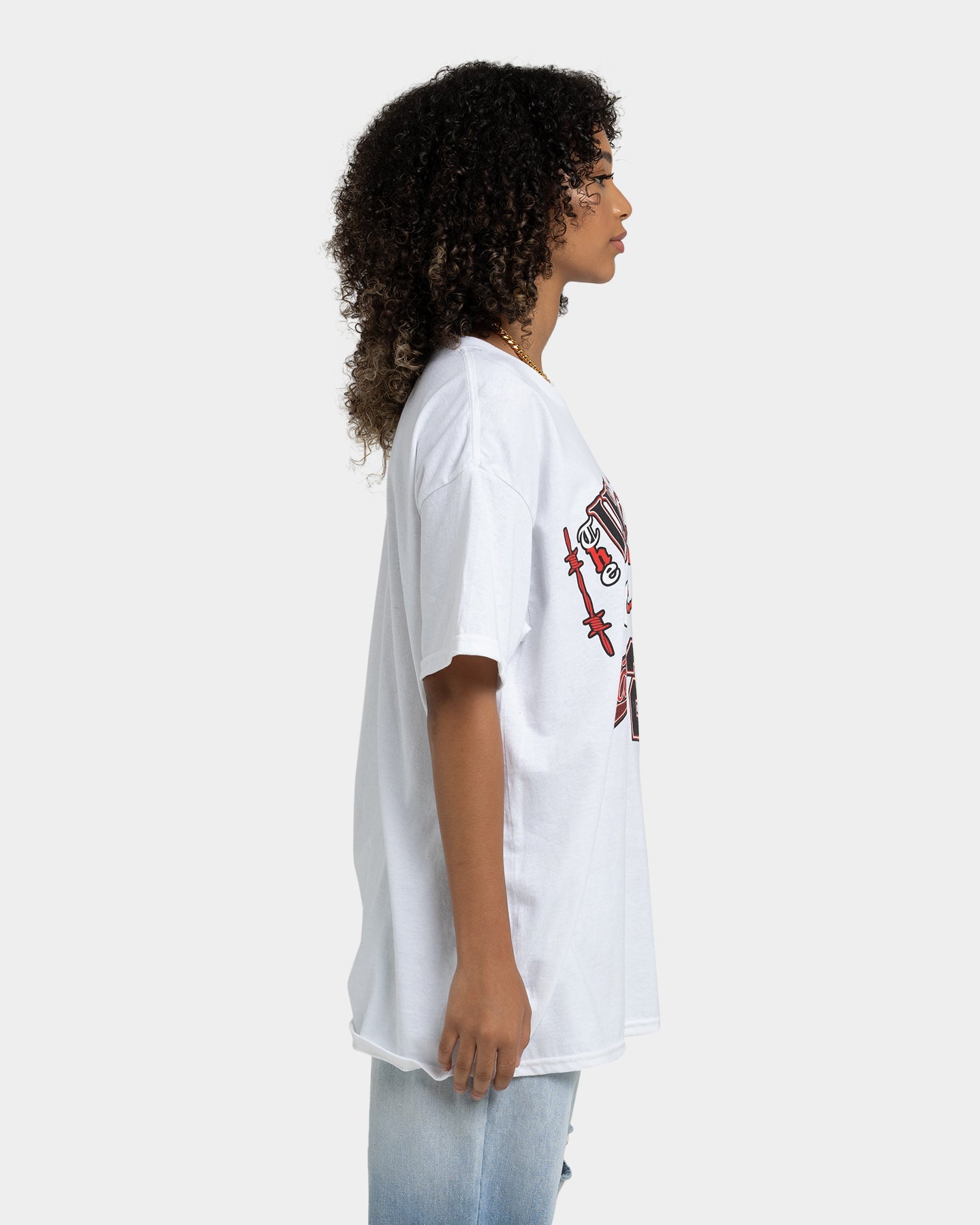 Goat Crew Windy City T-Shirt White Style001