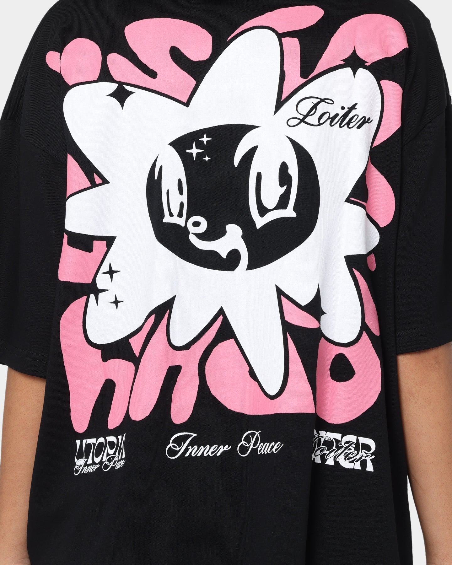 Loiter Inner Peace T-Shirt Black Style001