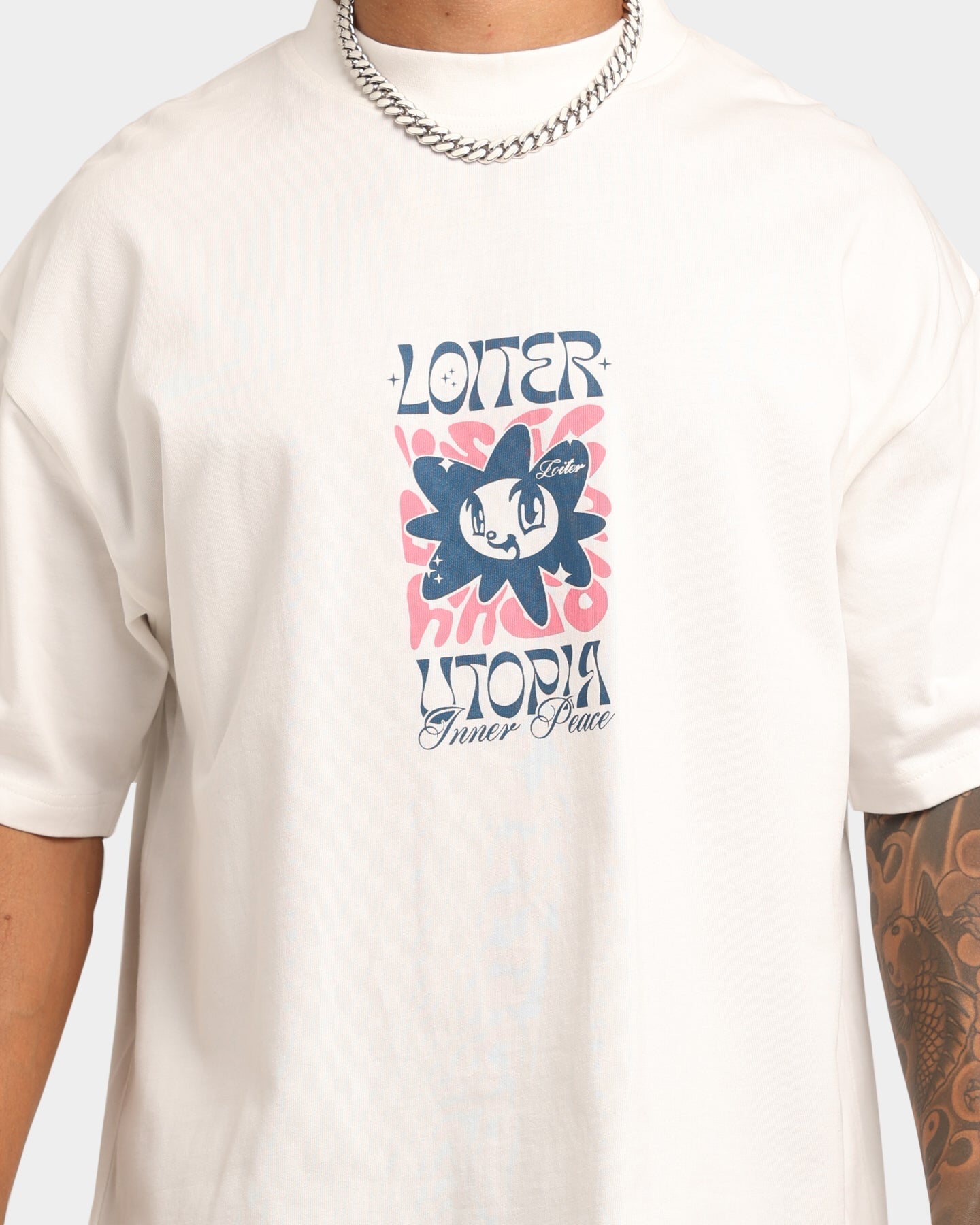 Loiter Inner Peace T-Shirt Off White
