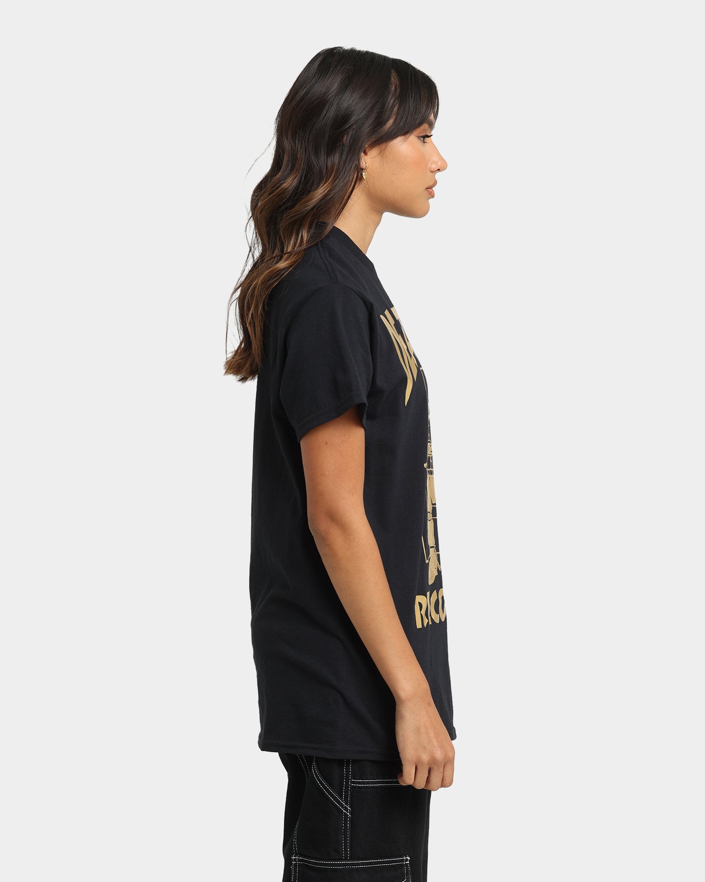Death Row Records The Chair T-Shirt Black/Gold Style001