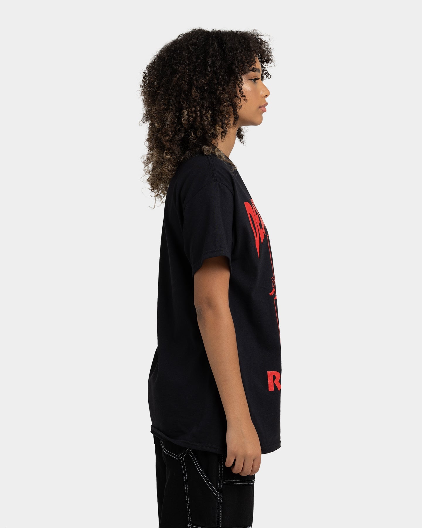 Death Row Records The Chair T-Shirt Black/Red Style001