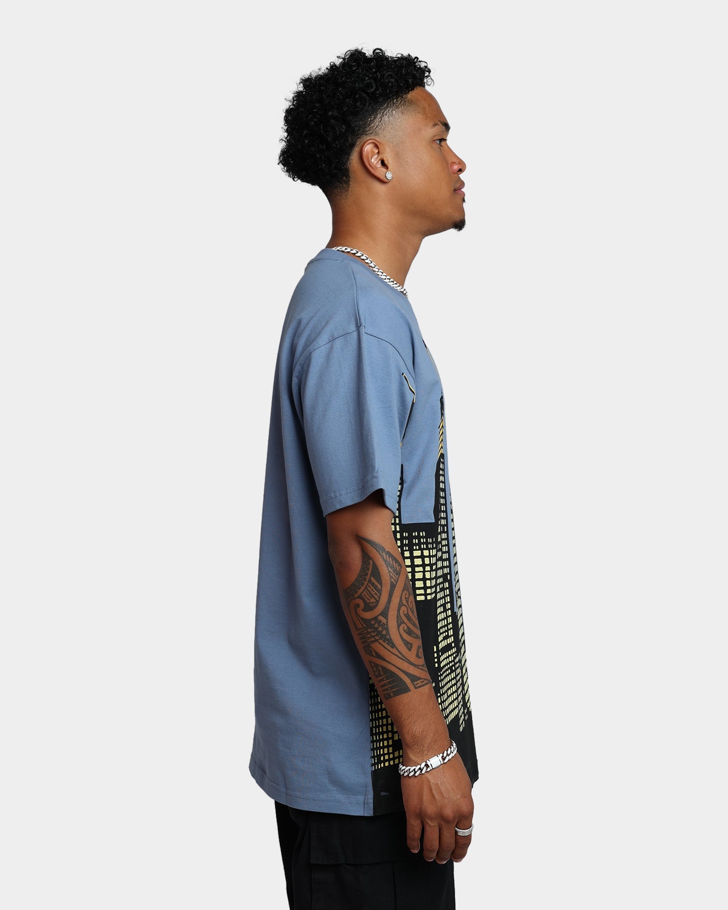 HUF Skyline T-Shirt Blue