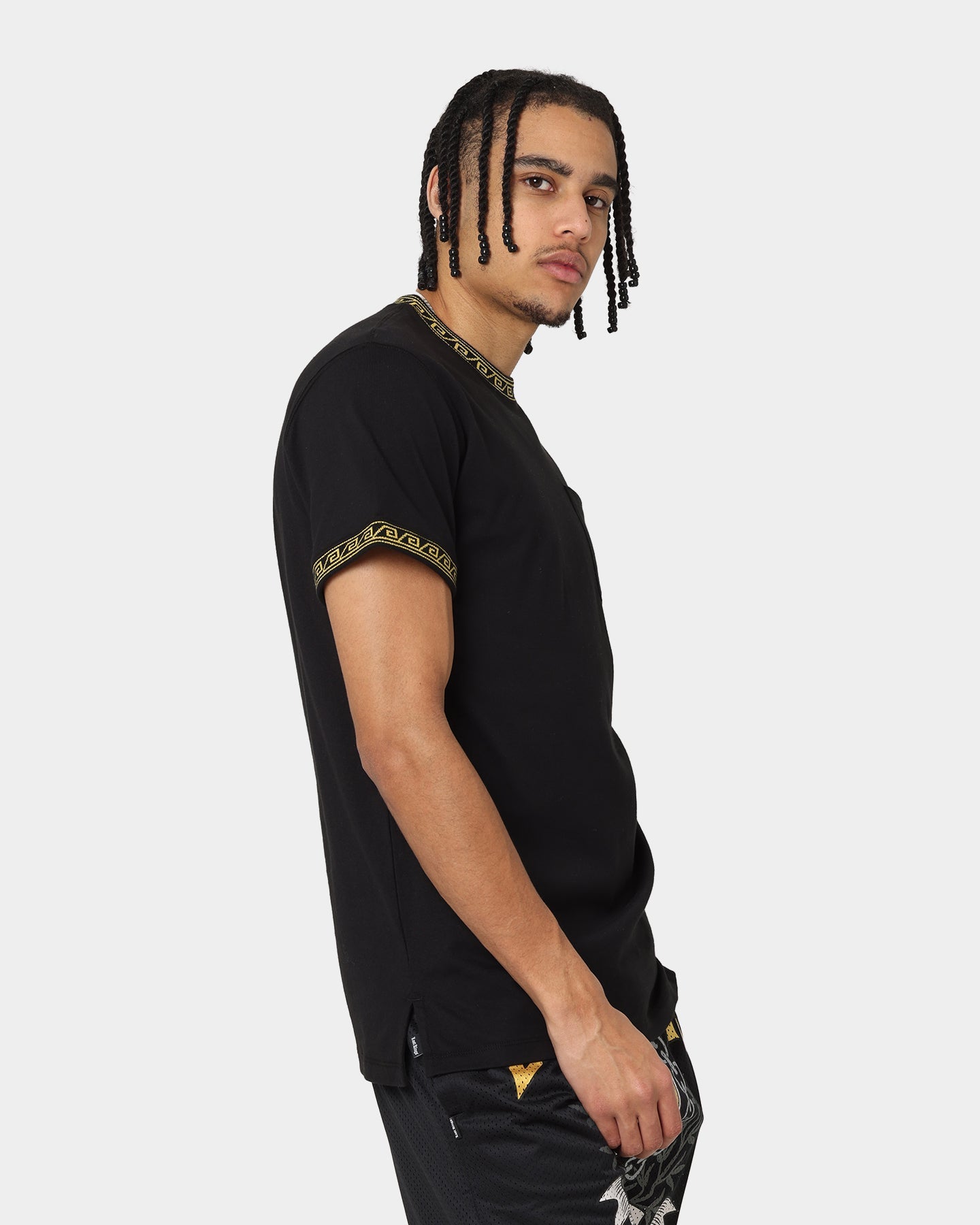 Last Kings Territorial Rib Short Sleeve T-Shirt Black