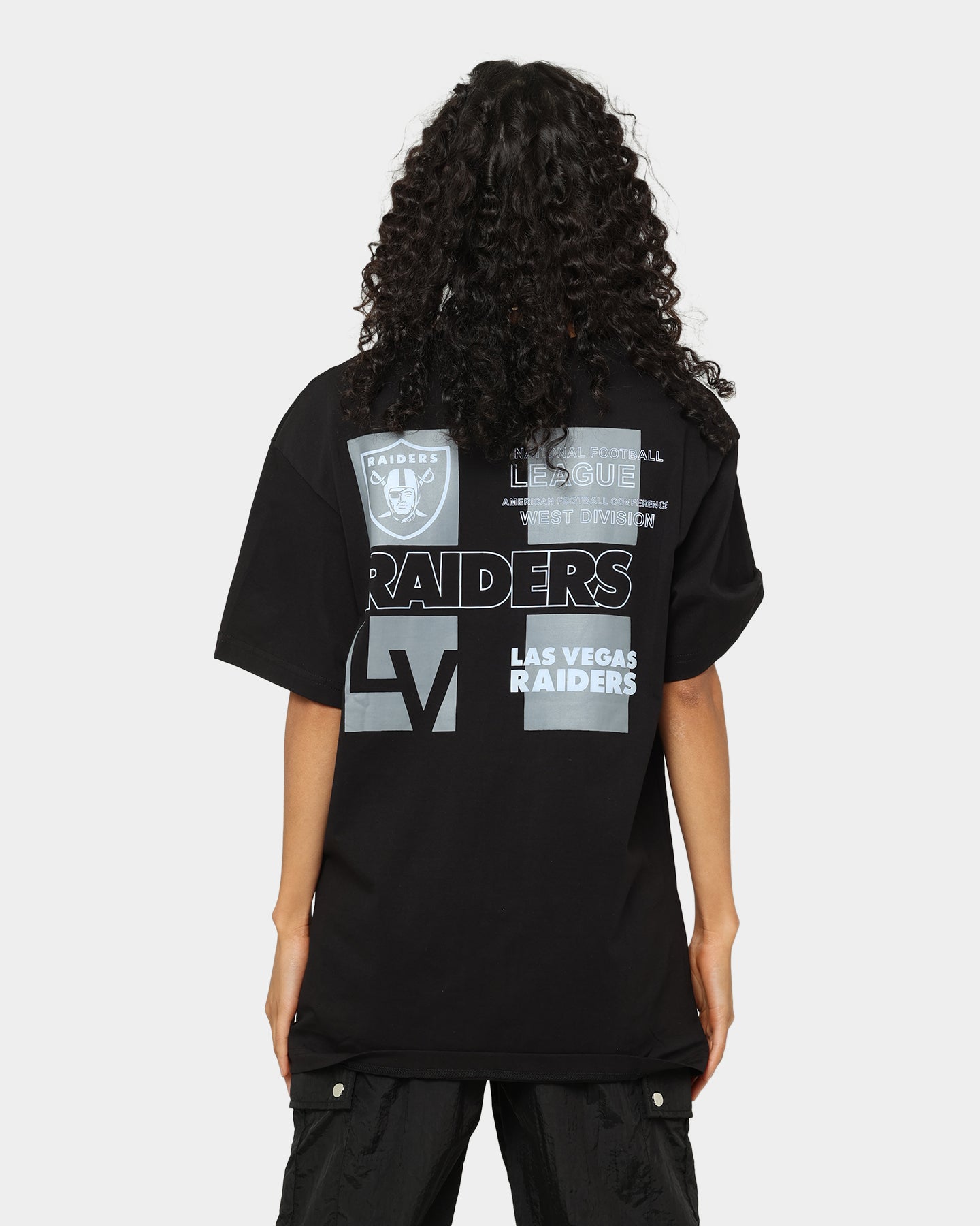 Majestic Athletic Las Vegas Raiders Tonals Graphics T-Shirt Black Style001