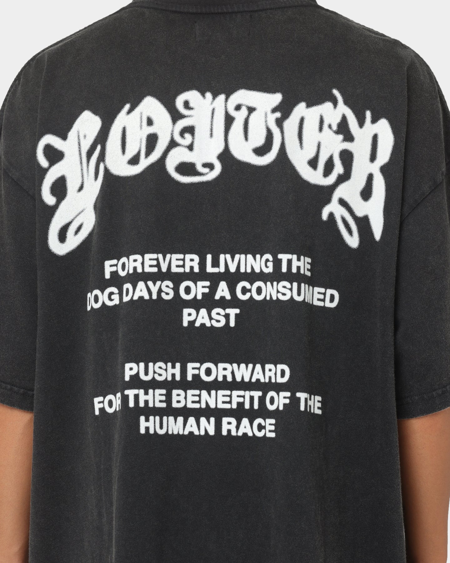Loiter Dog Days T-Shirt Black Wash