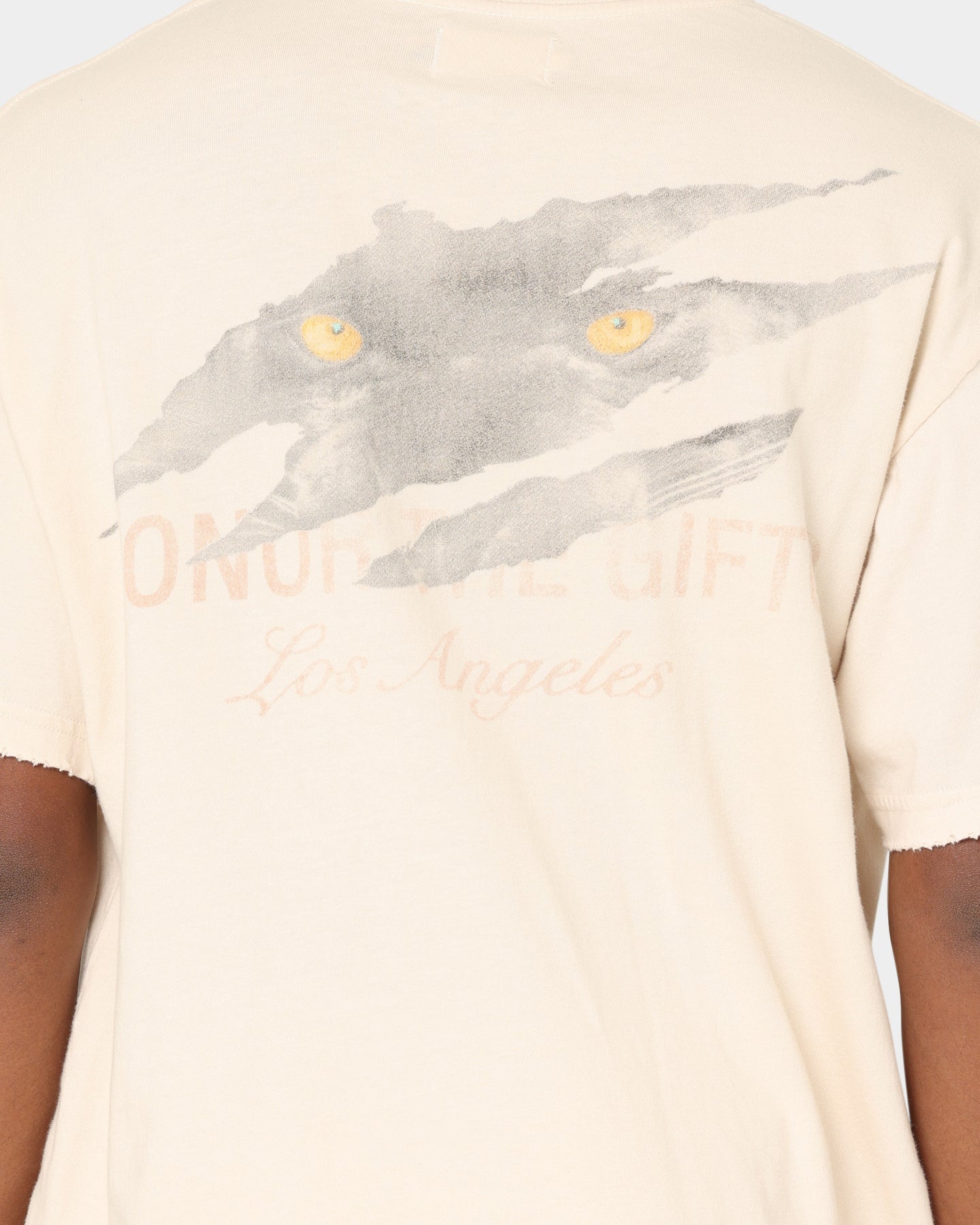 Honor The Gift Cinema T-Shirt Cream
