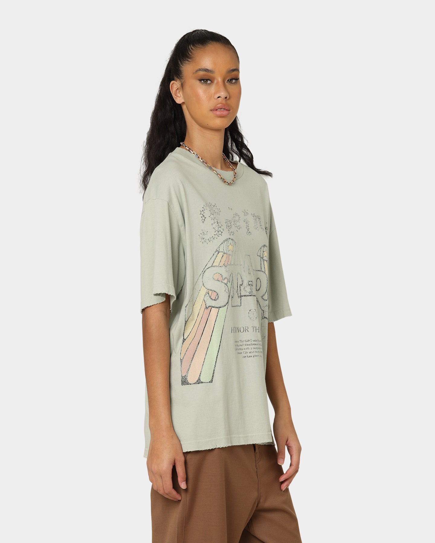 Honor The Gift Seeing Stars T-Shirt Sage Style001