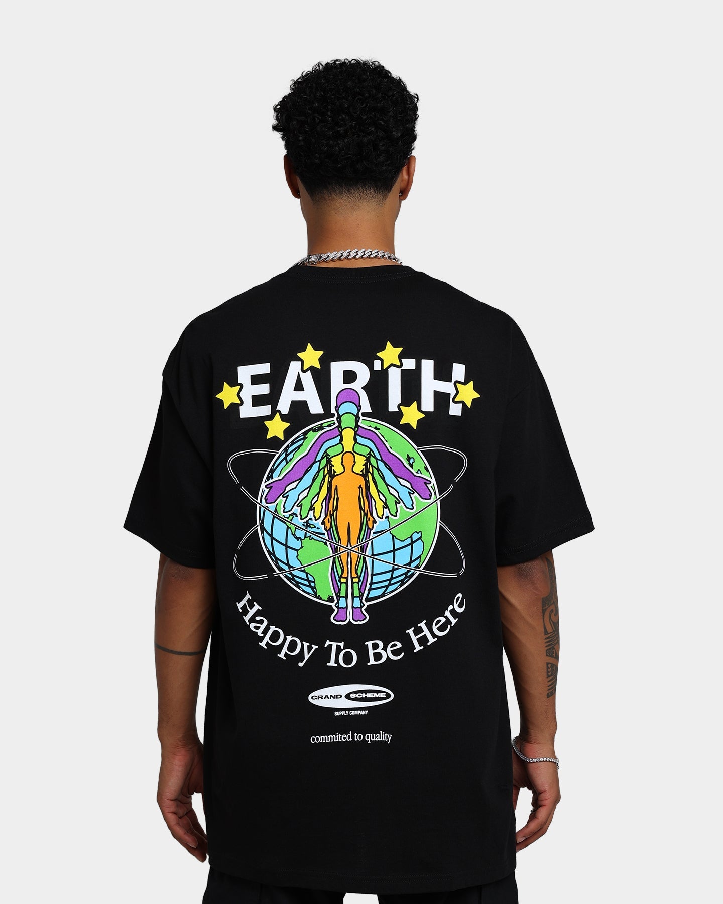 Grand Scheme Earth T-Shirt Black