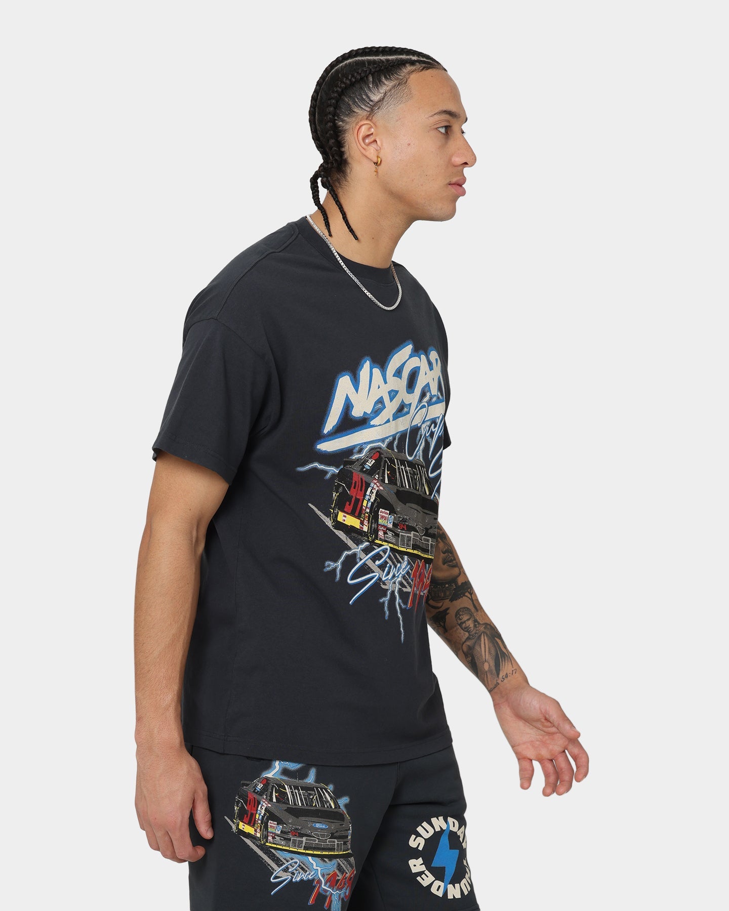 NASCAR Lightning Cup Series T-Shirt Washed Black