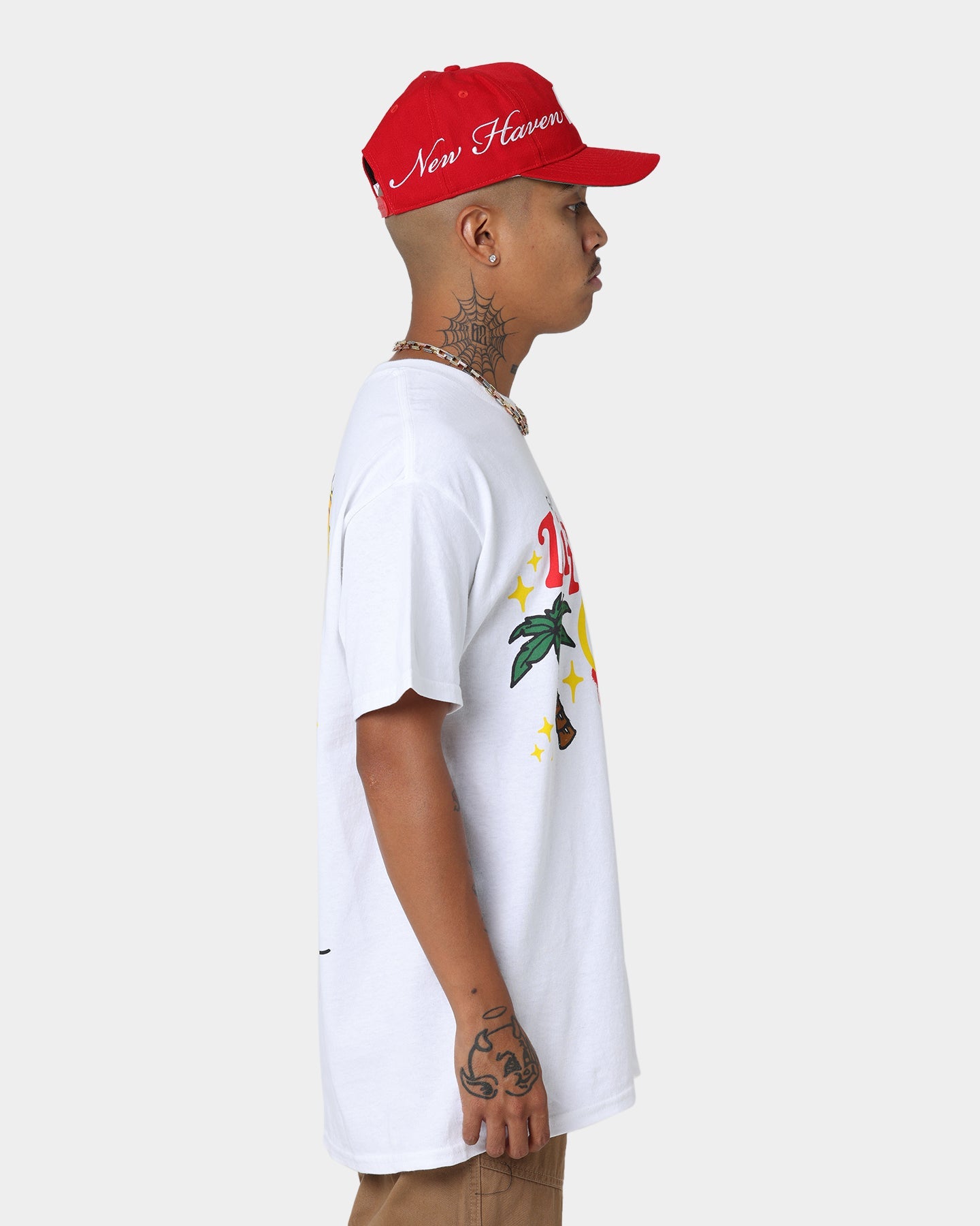 Goat Crew Life Is Good T-Shirt White
