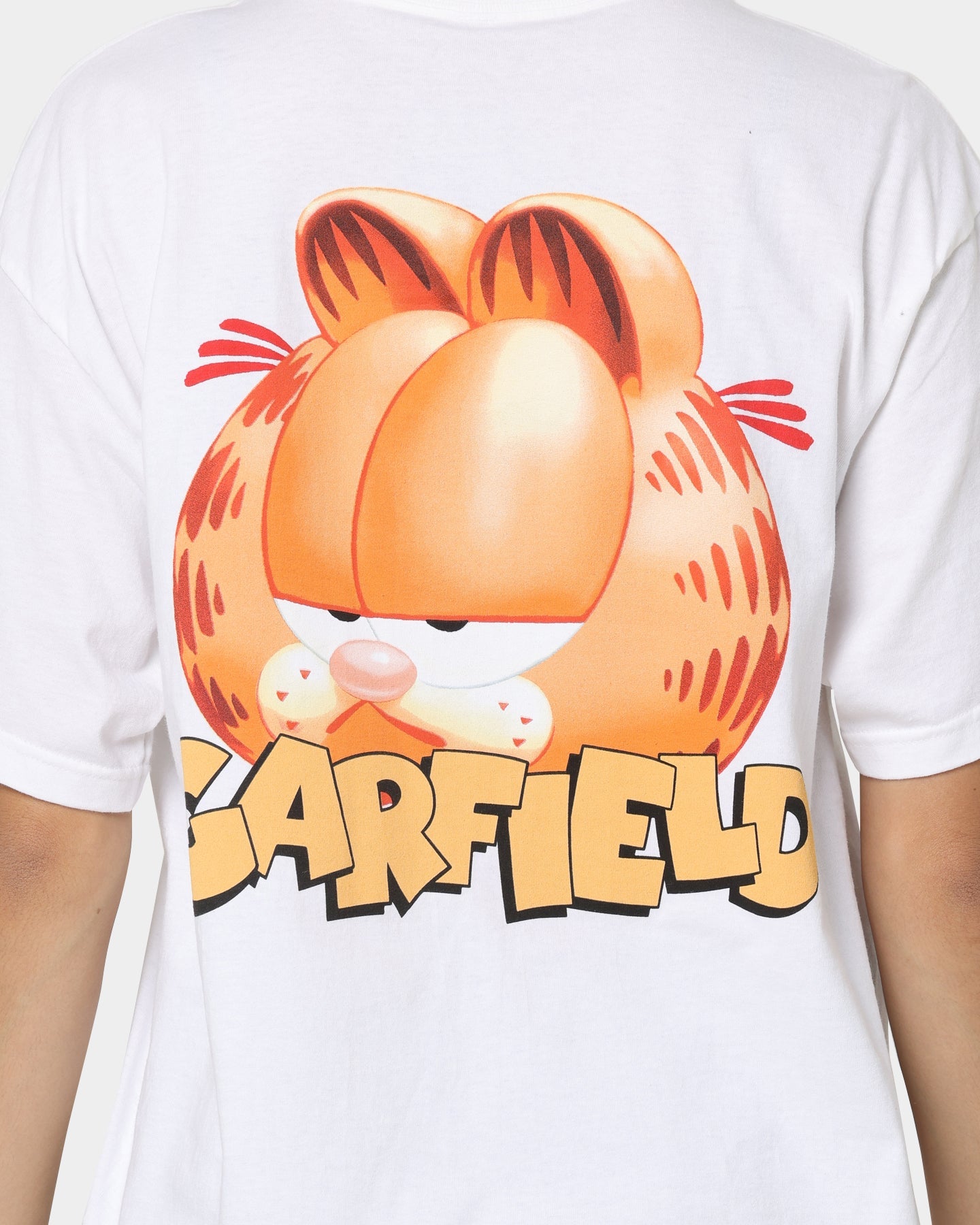 American Thrift X Garfield Face T-Shirt White Style001