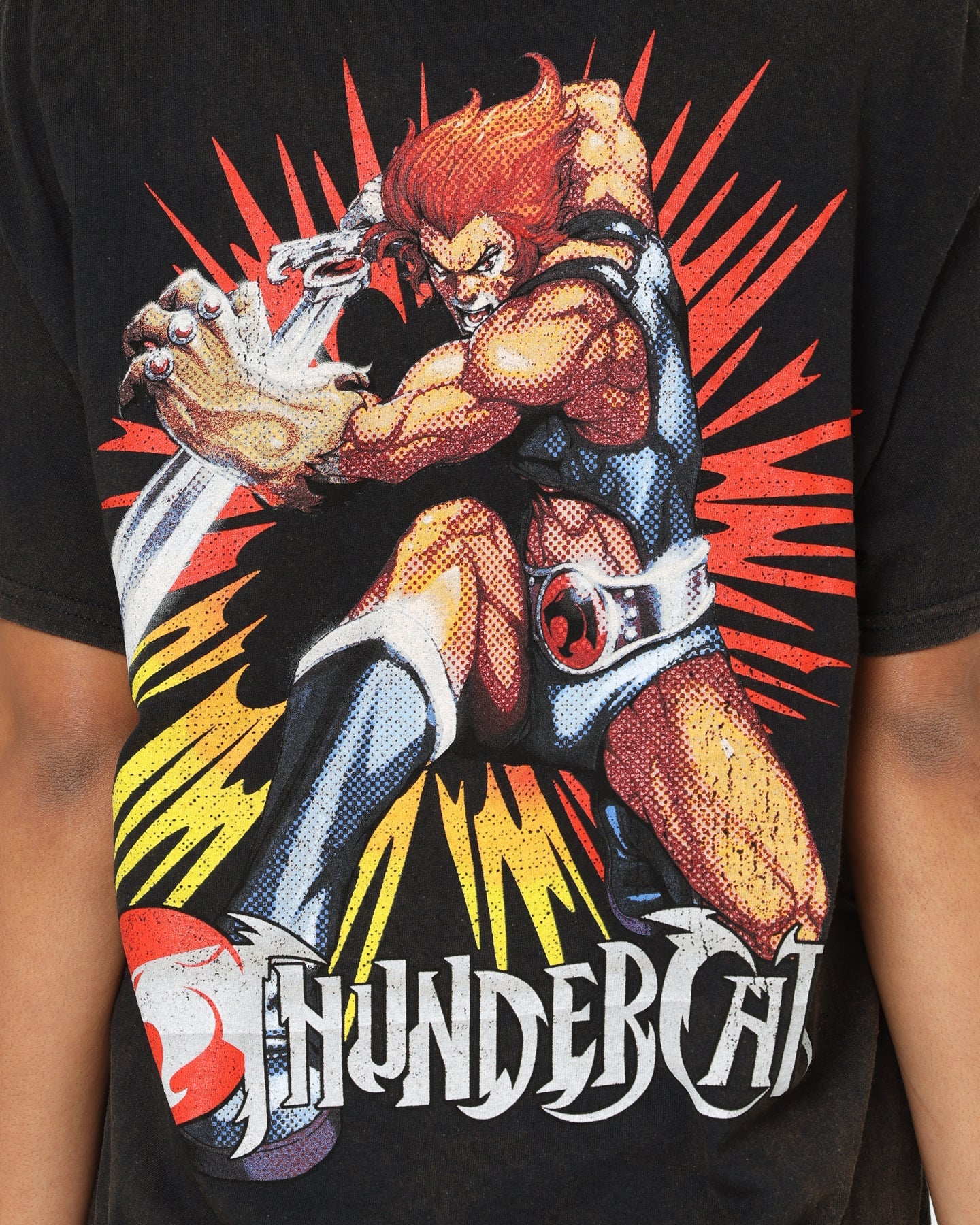American Thrift Thundercats Vintage T-Shirt Black Wash Style001