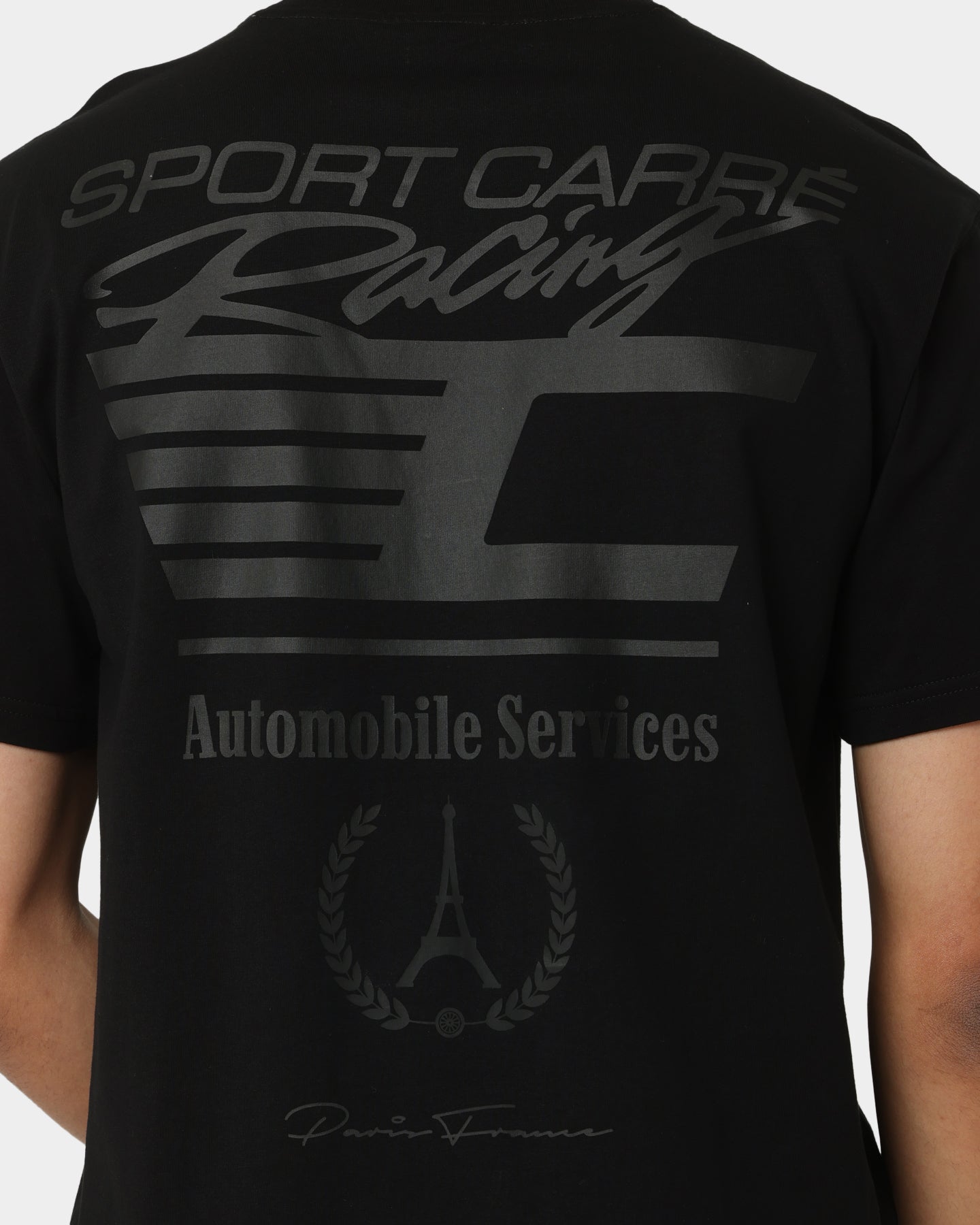 Carré Automobile T-Shirt Black Style001