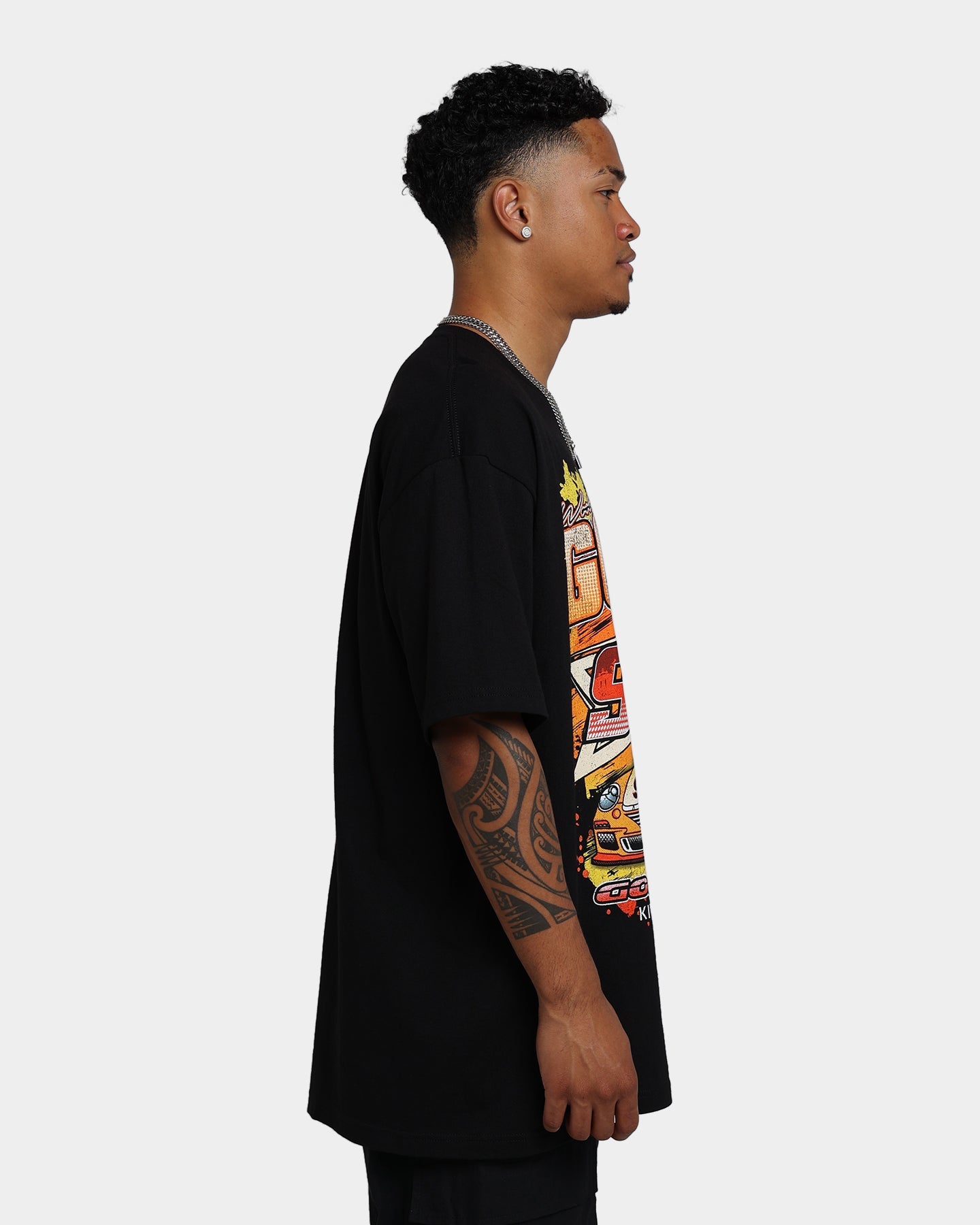 Goat Crew Racing Street King T-Shirt Black