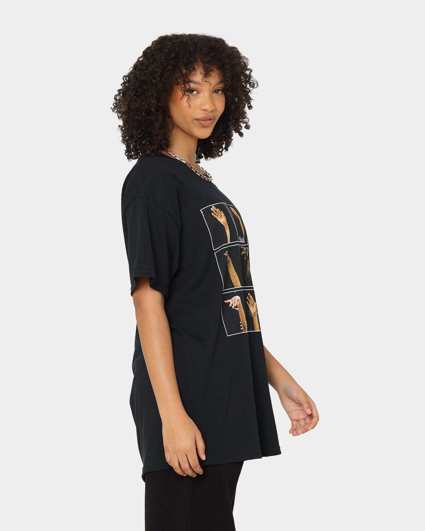 Goat Crew Swish T-Shirt Black Style001