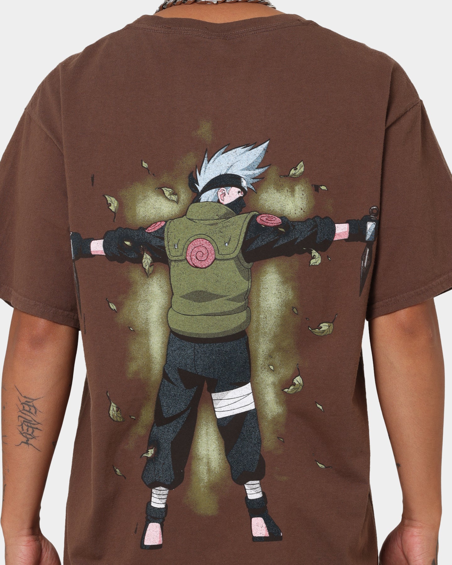 Goat Crew X Naruto Kakashi CLR T-Shirt Brown