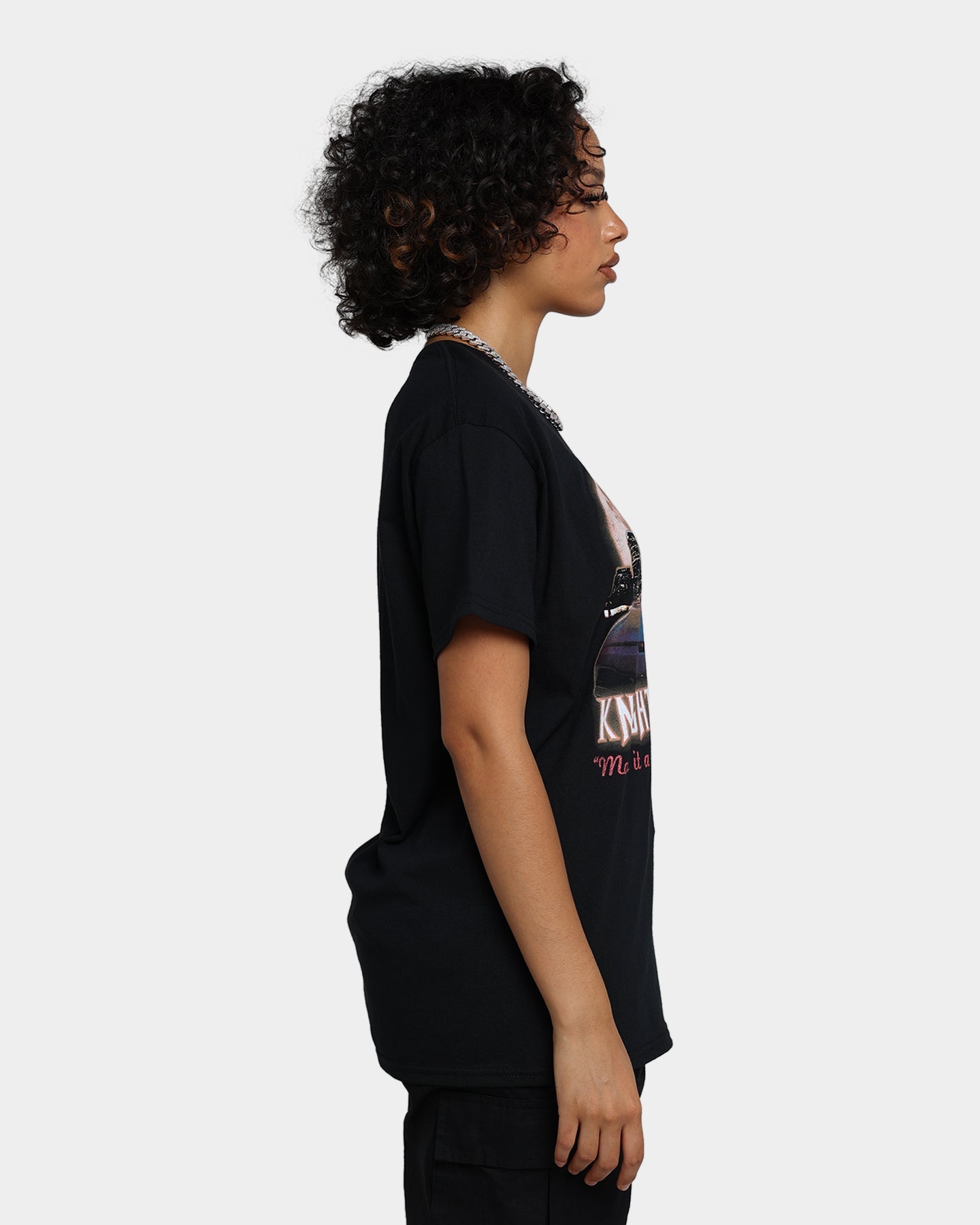 American Thrift X Knight Rider Make It Michael Knight T-Shirt Black Style001