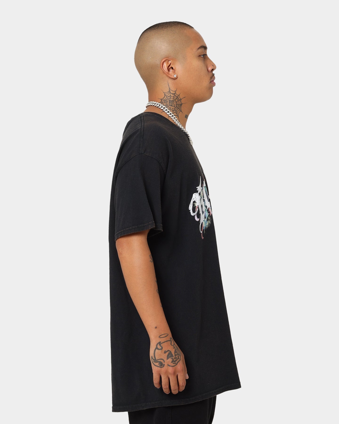 Goat Crew Nevermind T-Shirt Black Wash