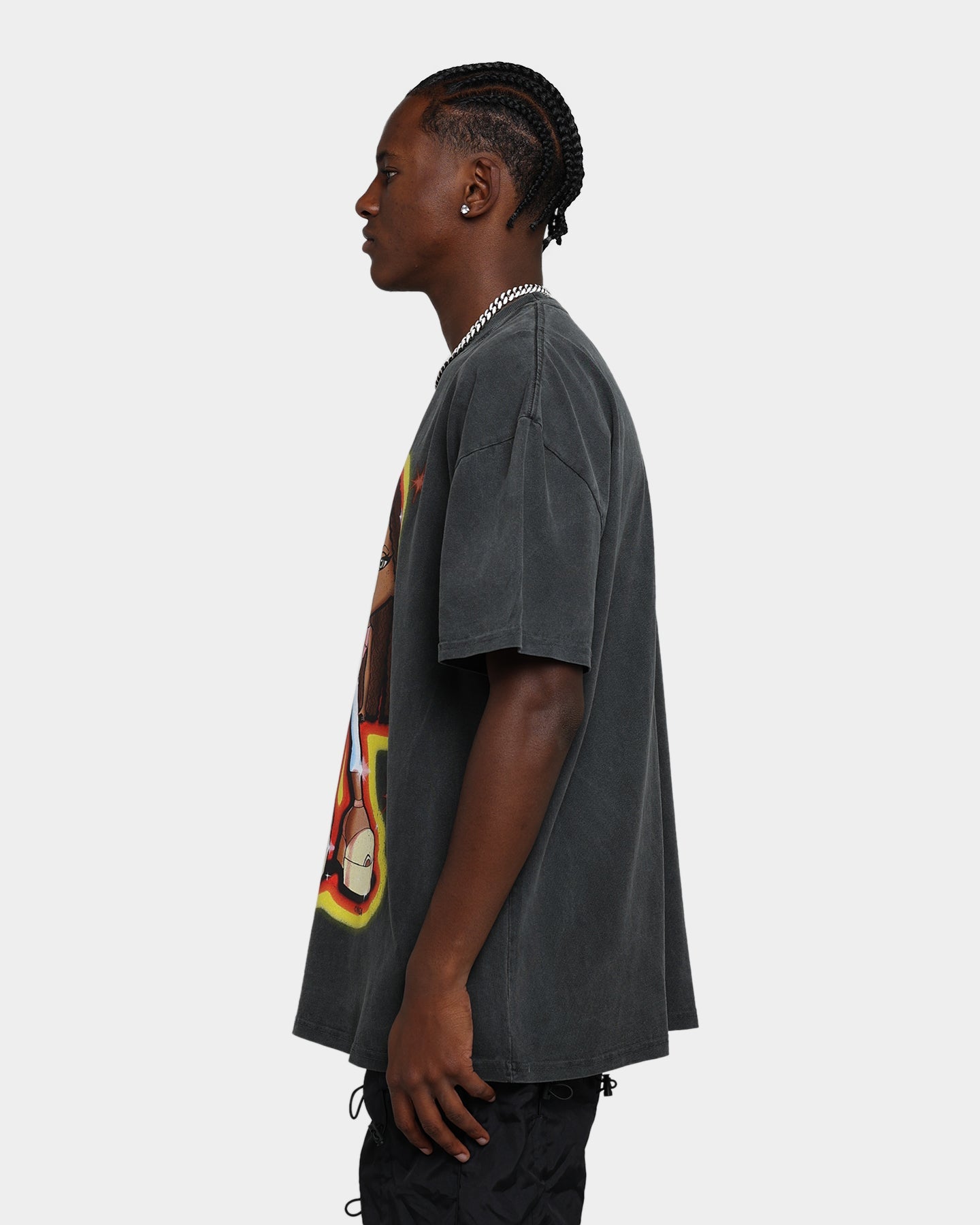 American Thrift X Bratz Sasha Heavyweight Vintage T-Shirt Black Wash