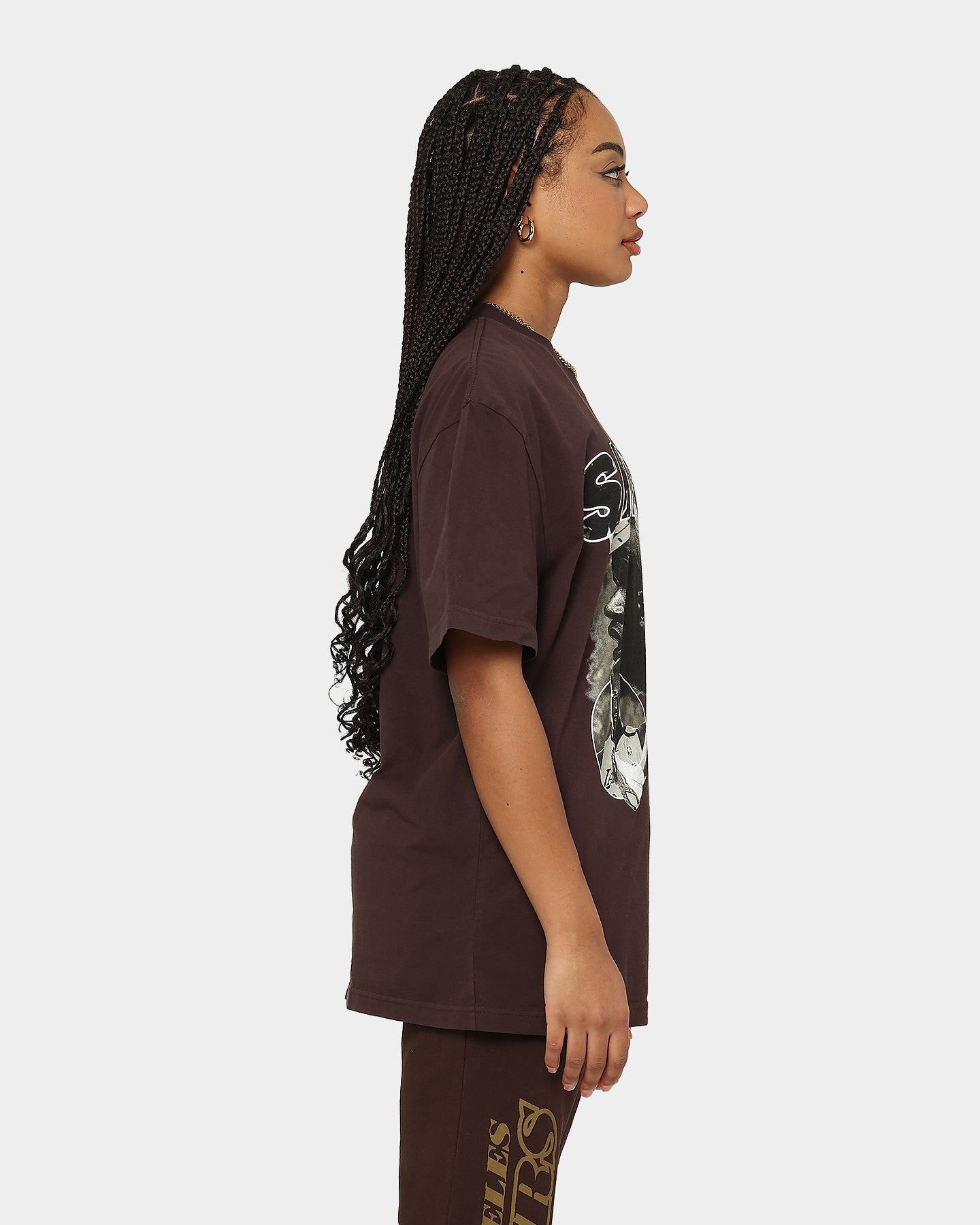 Mitchell & Ness Los Angeles Lakers Shaquille O'Neal Baroque T-Shirt Baroque Brown Style001