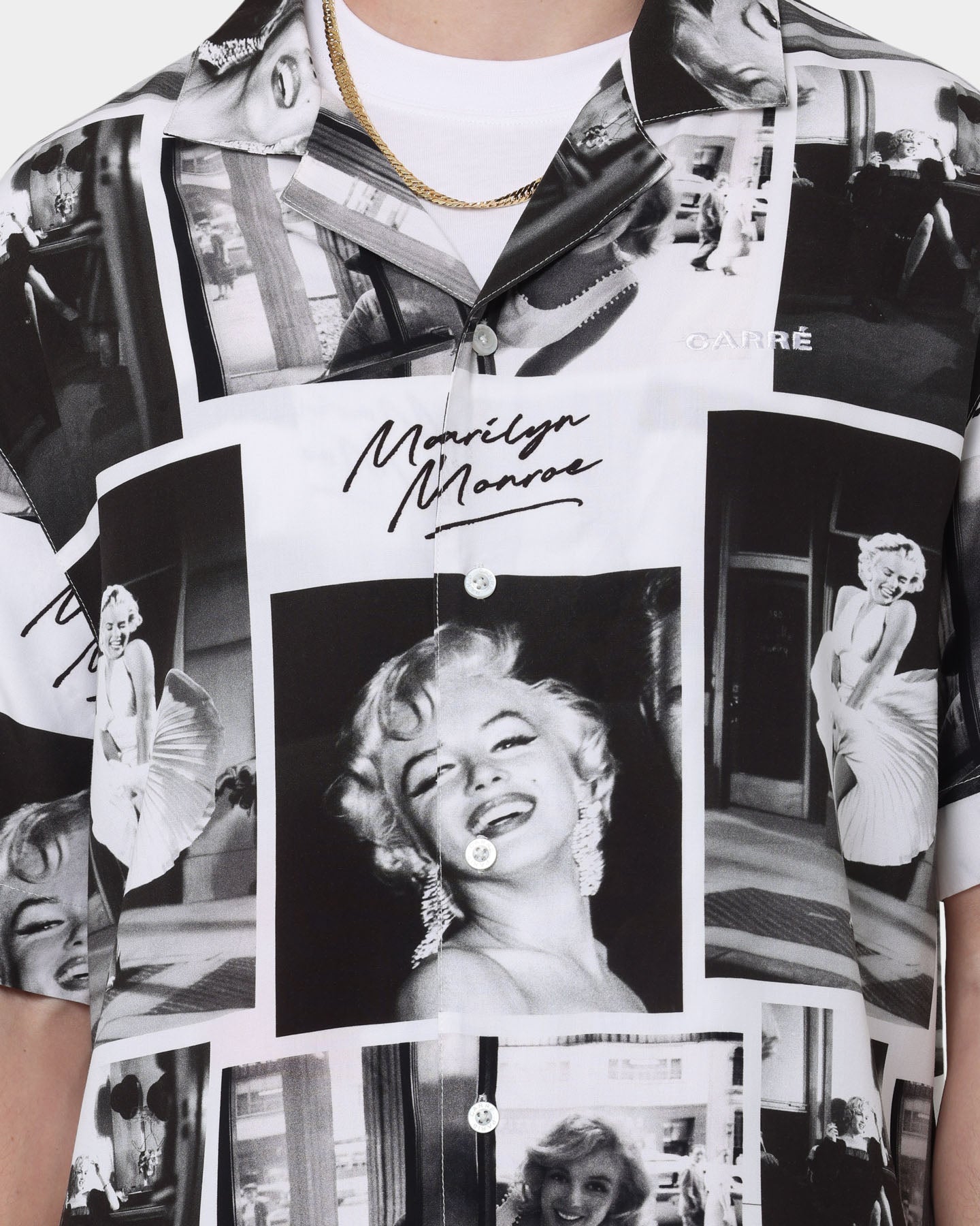 Carré X Marilyn Monroe Button Up Shirt White