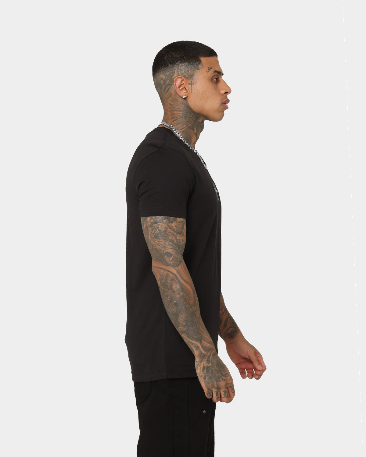 Calvin Klein Monologo T-Shirt Ck Black