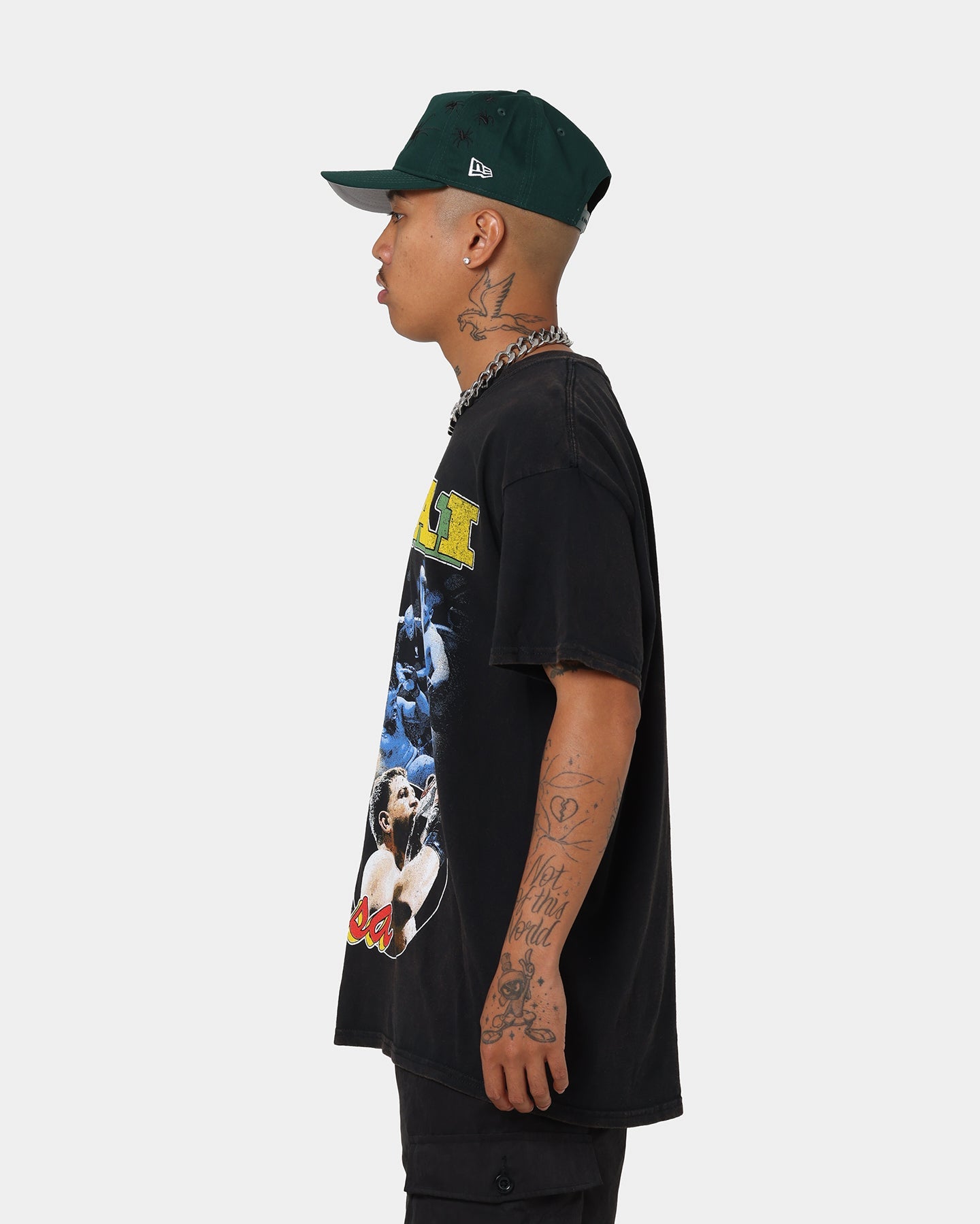 Goat Crew X Tai Tuivasa Tai Face Vintage T-Shirt Washed Black