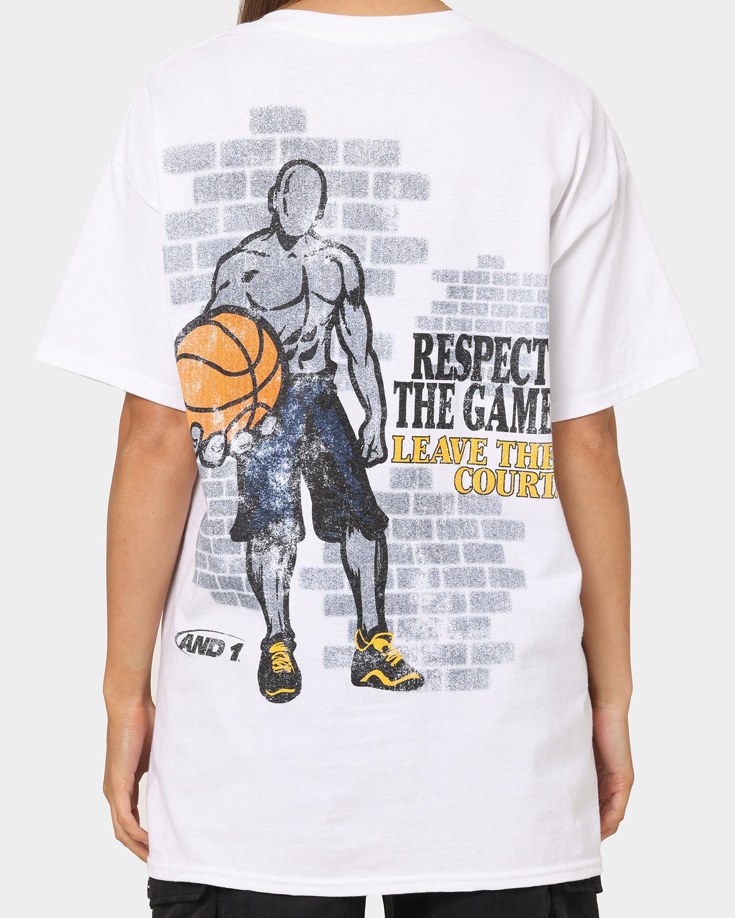 AND1 Respect T-Shirt White Style001