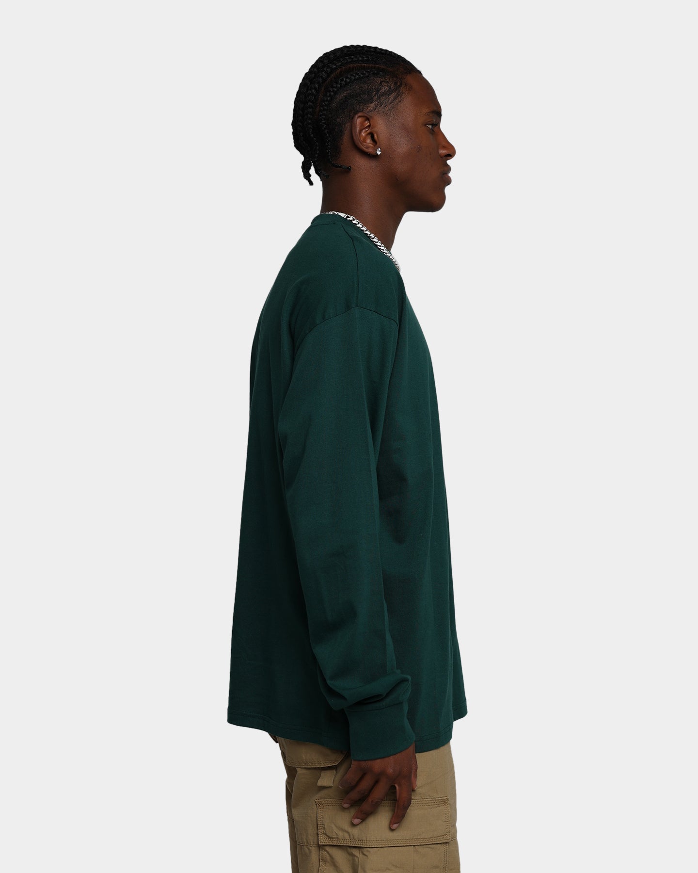 MNML Every Day Long Sleeve T-Shirt Green